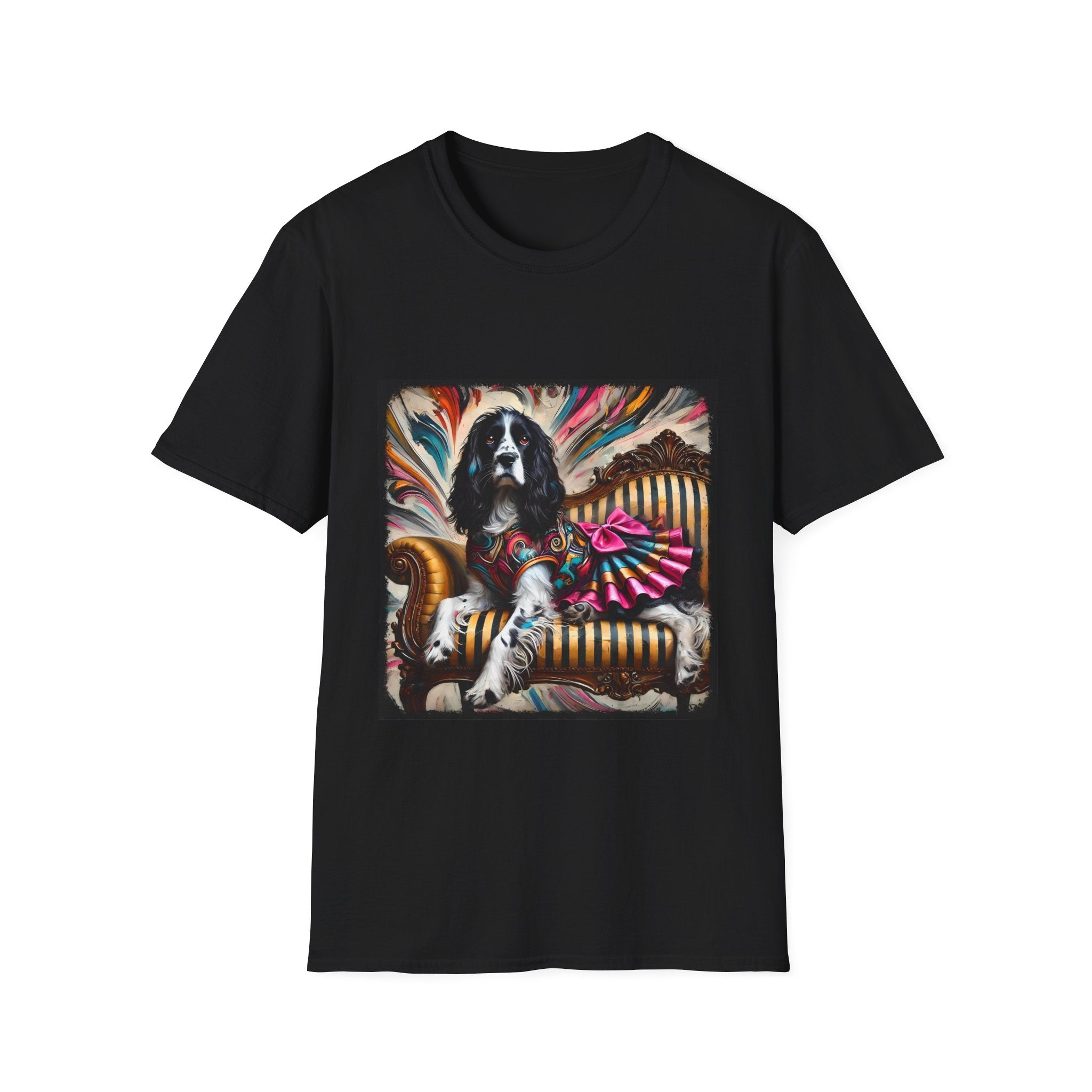 English Springer Spaniel Rebel Rocker | Unisex Dog T-Shirt