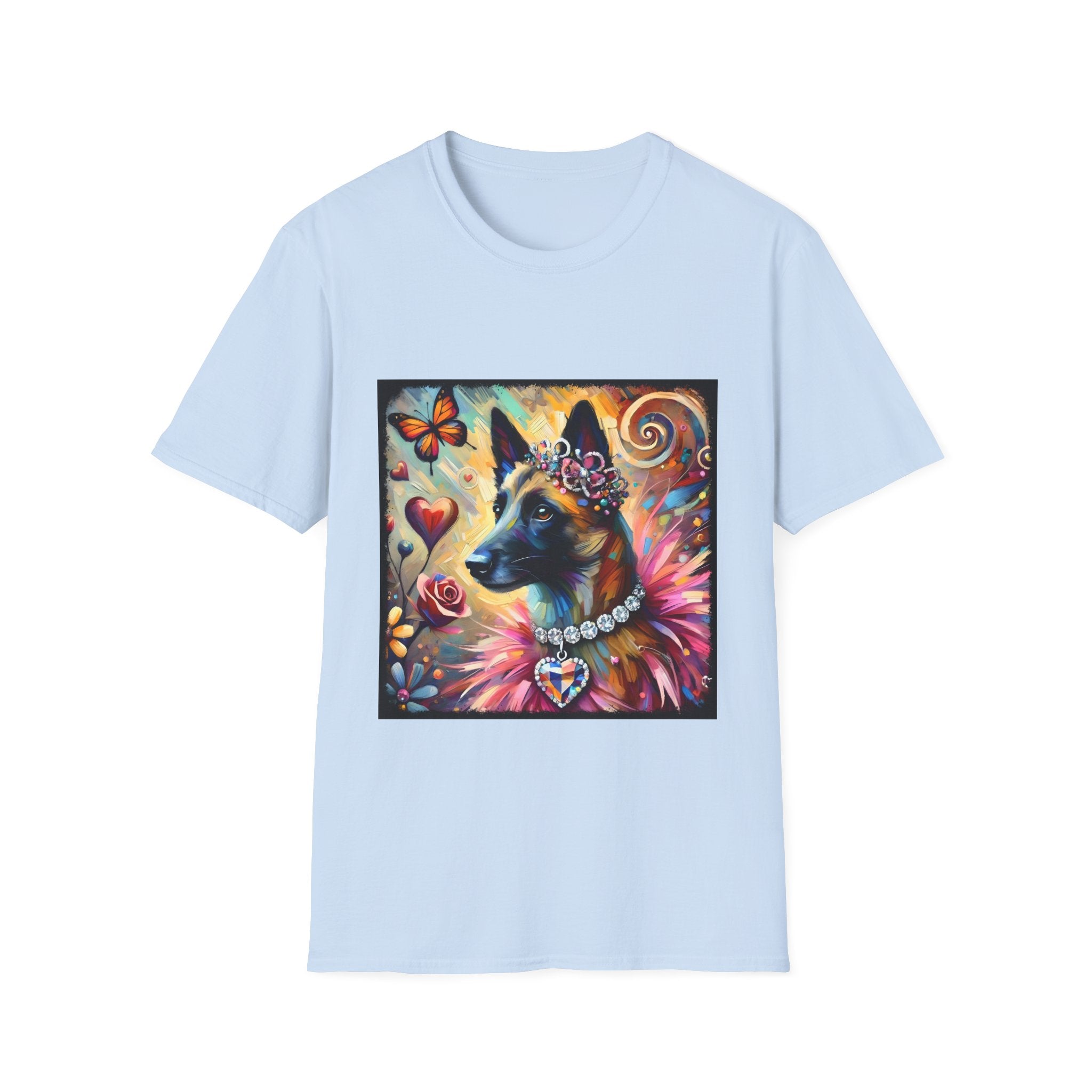 Belgian Malinois Diamond Heart Classic | Unisex Dog T-Shirt