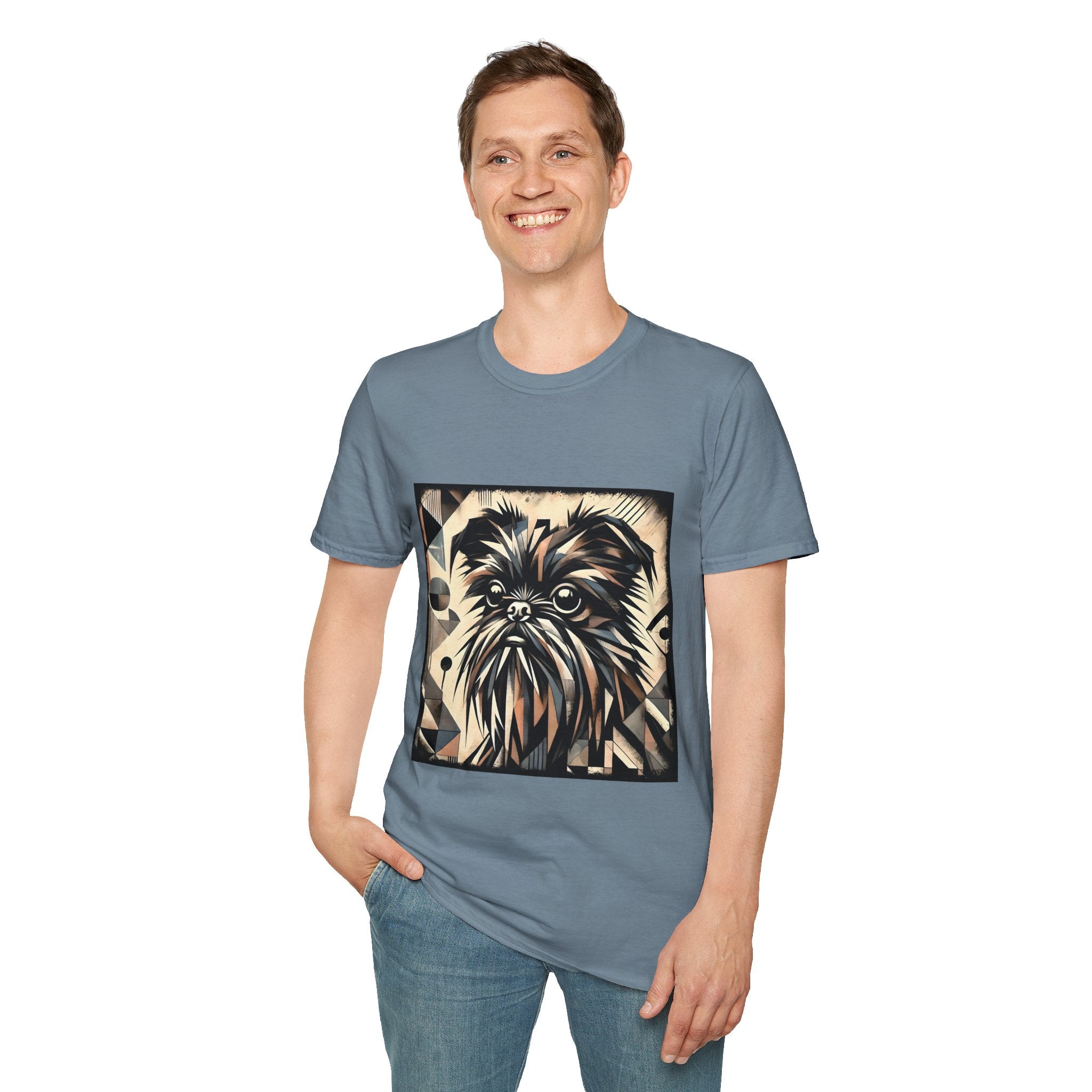 Brussels Griffon Bold Geometric | Unisex Dog T-Shirt