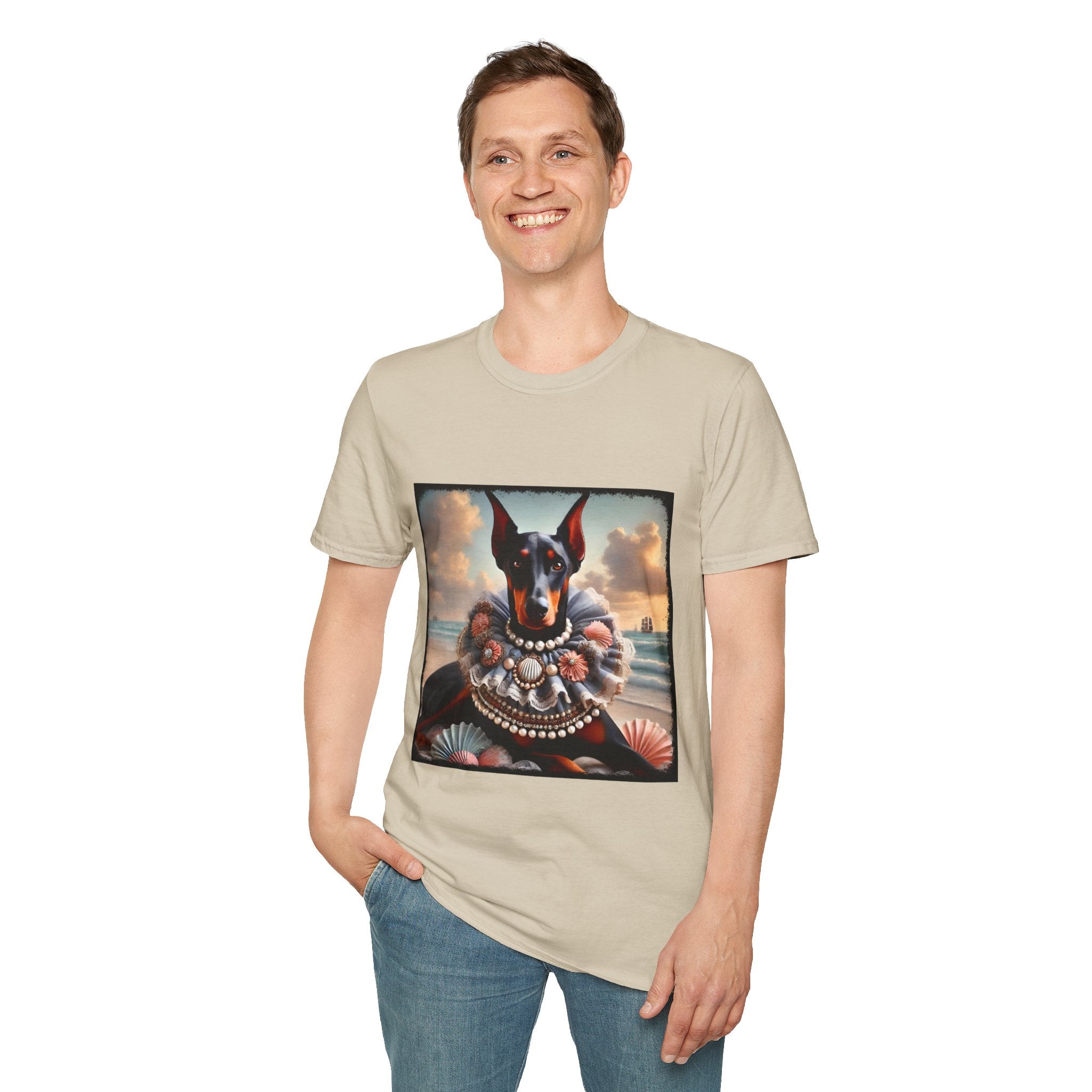 Doberman Pinscher Beach Dream | Unisex Dog T-Shirt