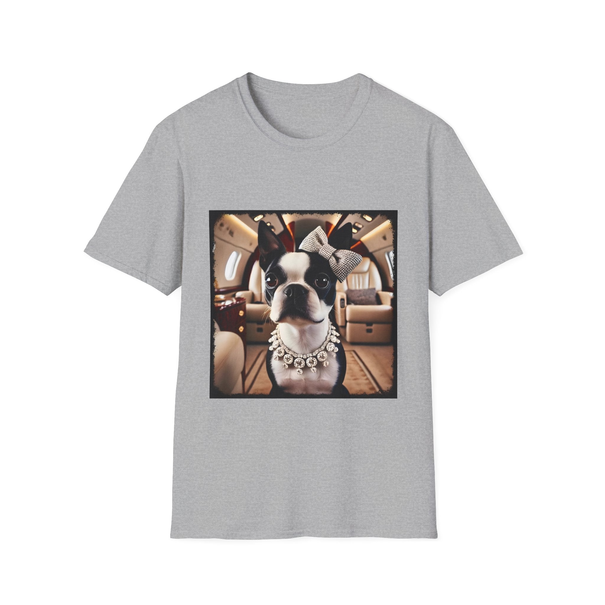Boston Terrier Jet Setter | Unisex Dog T-Shirt