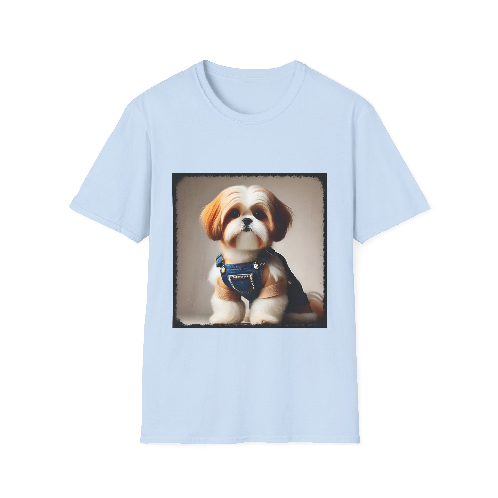 Shih Tzu Denim Mood | Unisex Dog T-Shirt