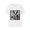 Boston Terrier Brocade Babe | Unisex Dog T-Shirt