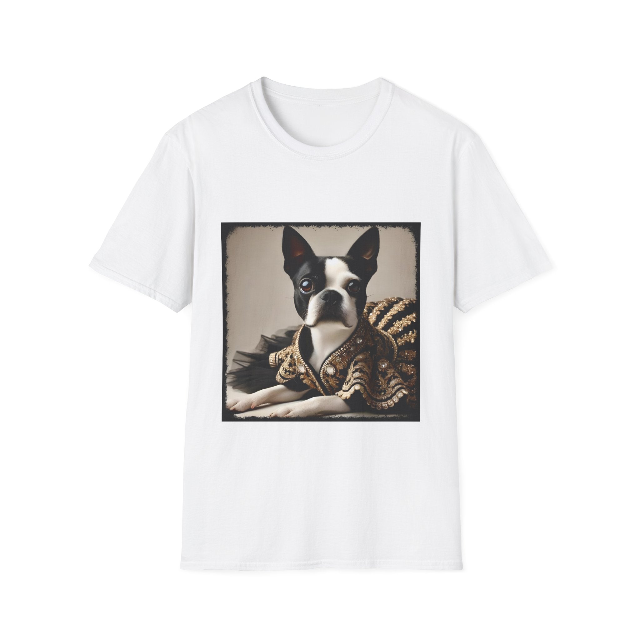 Boston Terrier Brocade Babe | Unisex Dog T-Shirt