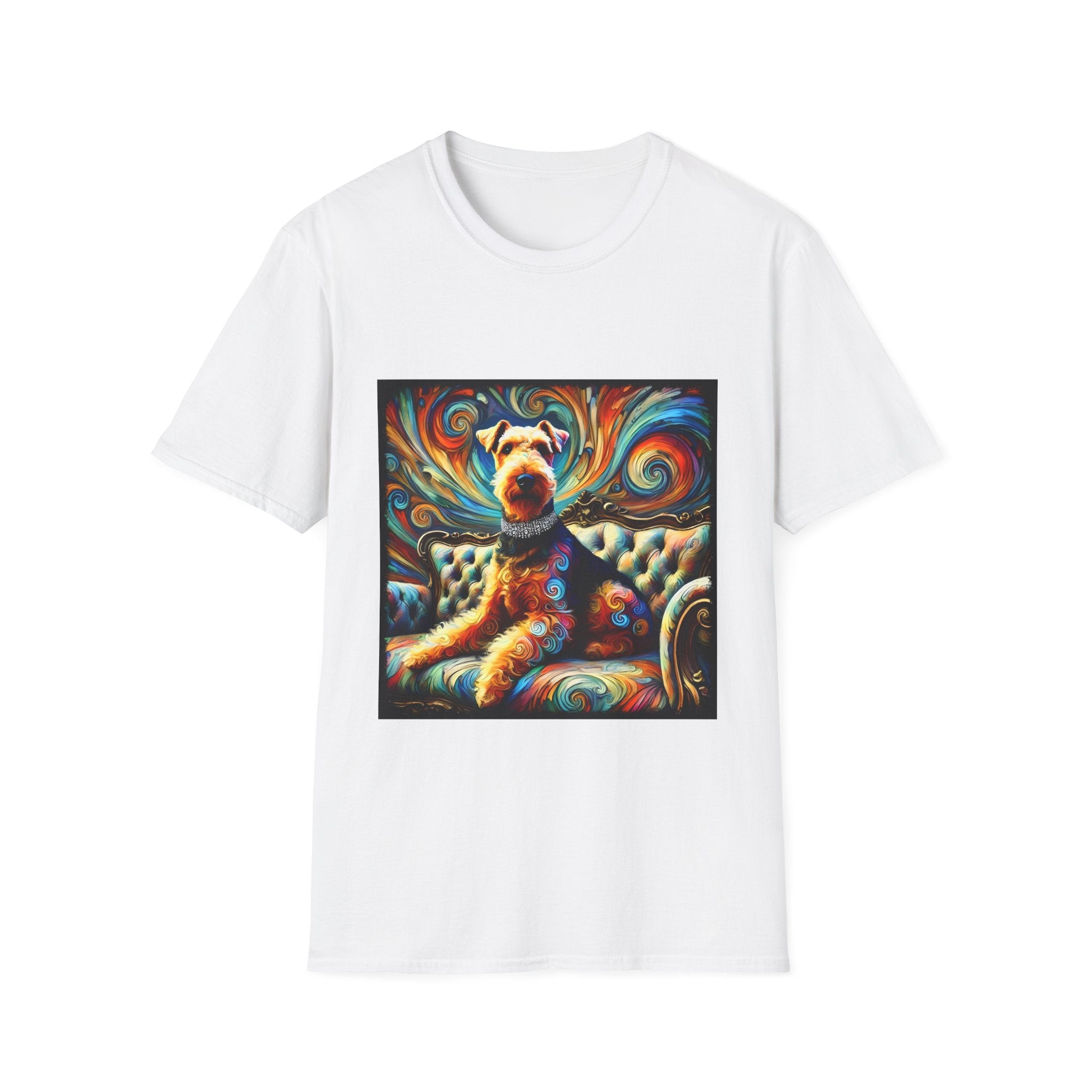 Airedale Terrier Bold Swirl | Unisex Dog T-Shirt