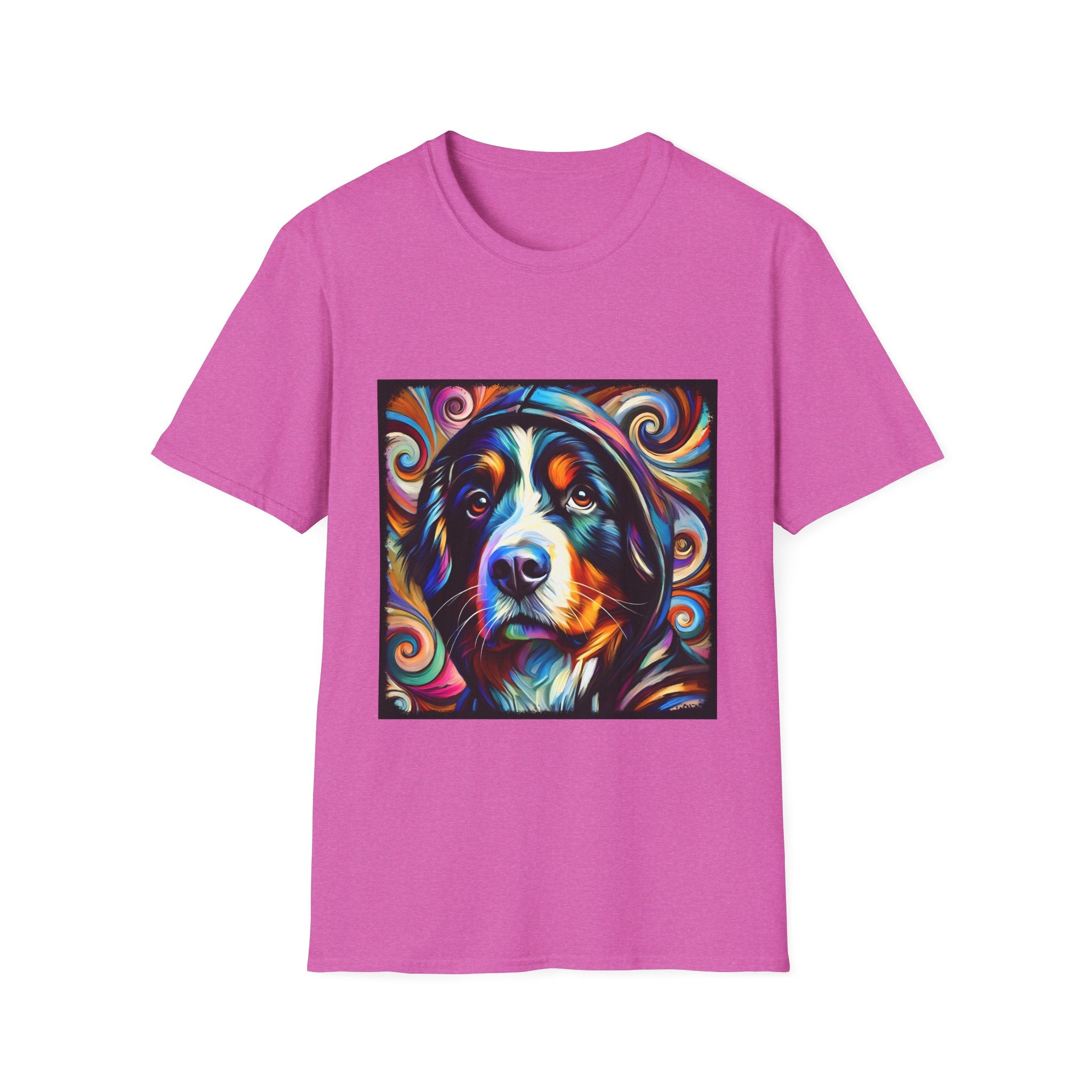 Bernese Mountain Dog Relaxed Swirl | Unisex Dog T-Shirt