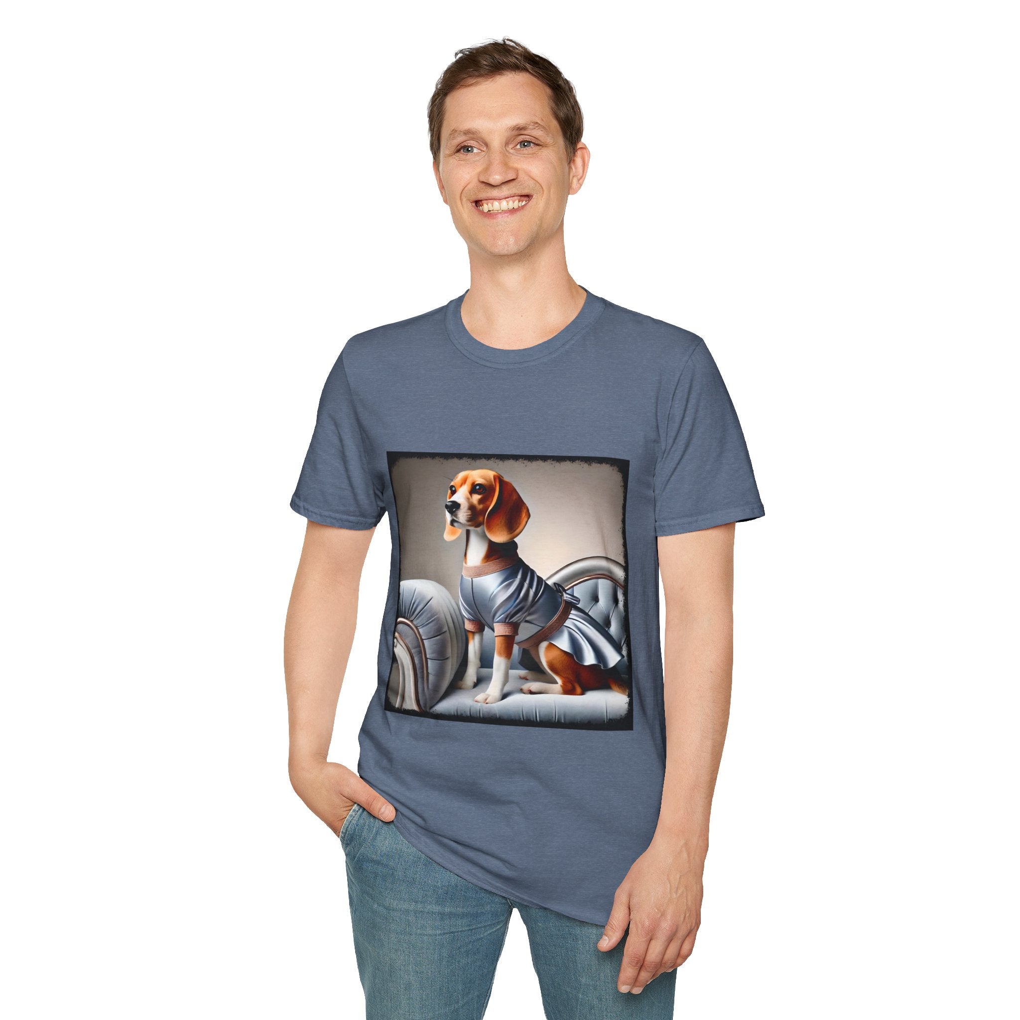 Beagle Satin Seductress | Unisex Dog T-Shirt