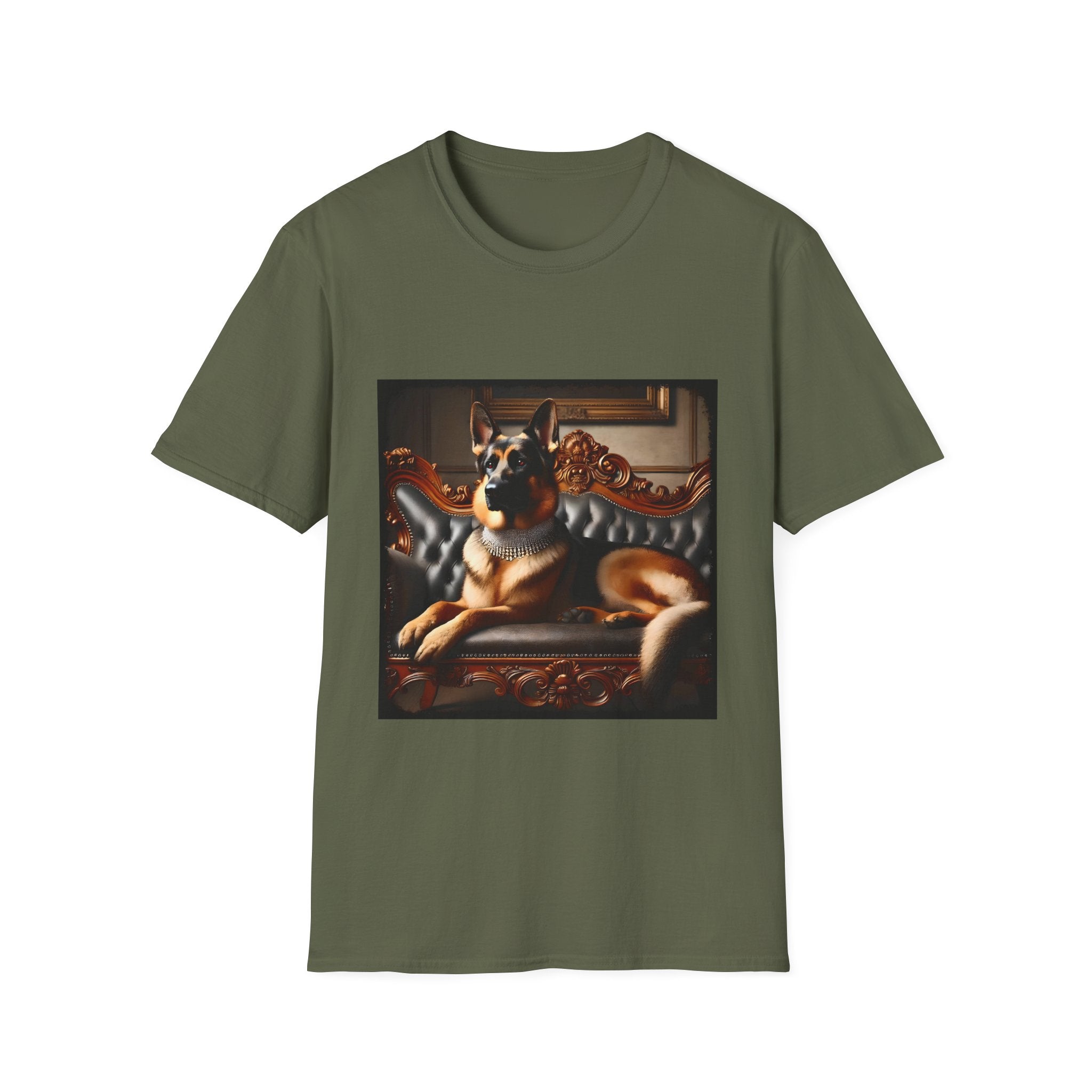 German Shepherd Posh Princess | Unisex Dog T-Shirt