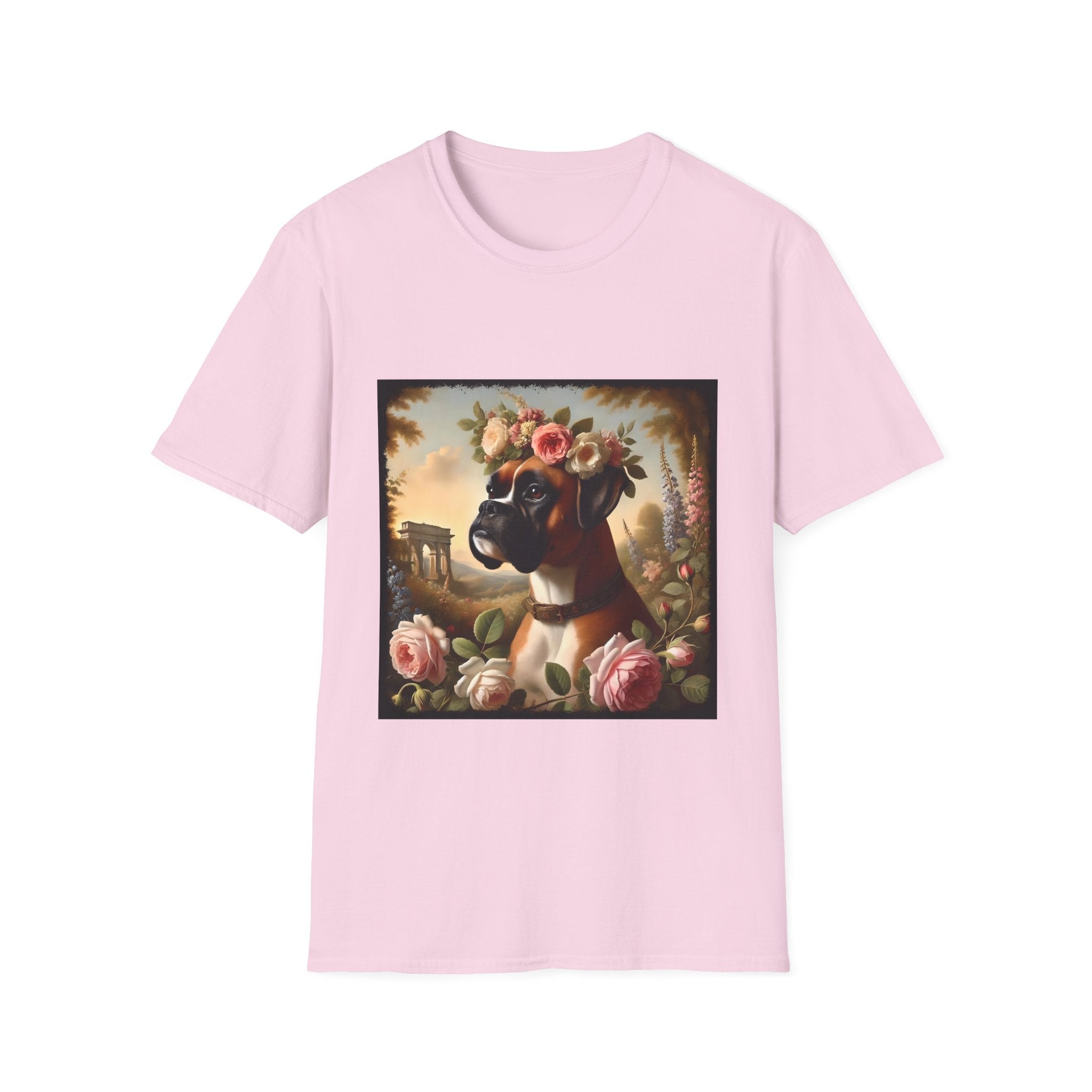 Boxer Botanical Beauty | Unisex Dog T-Shirt