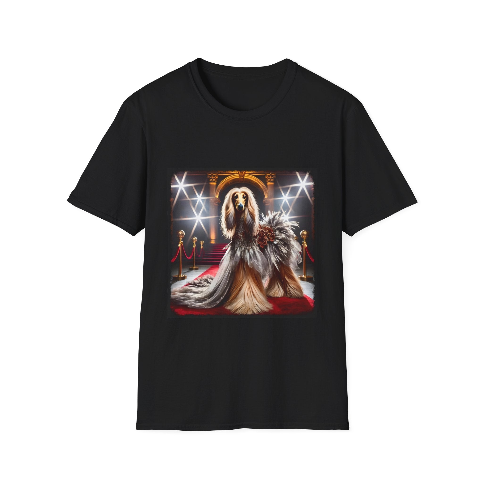 Afghan Hound Spotlight Siren | Unisex Dog T-Shirt