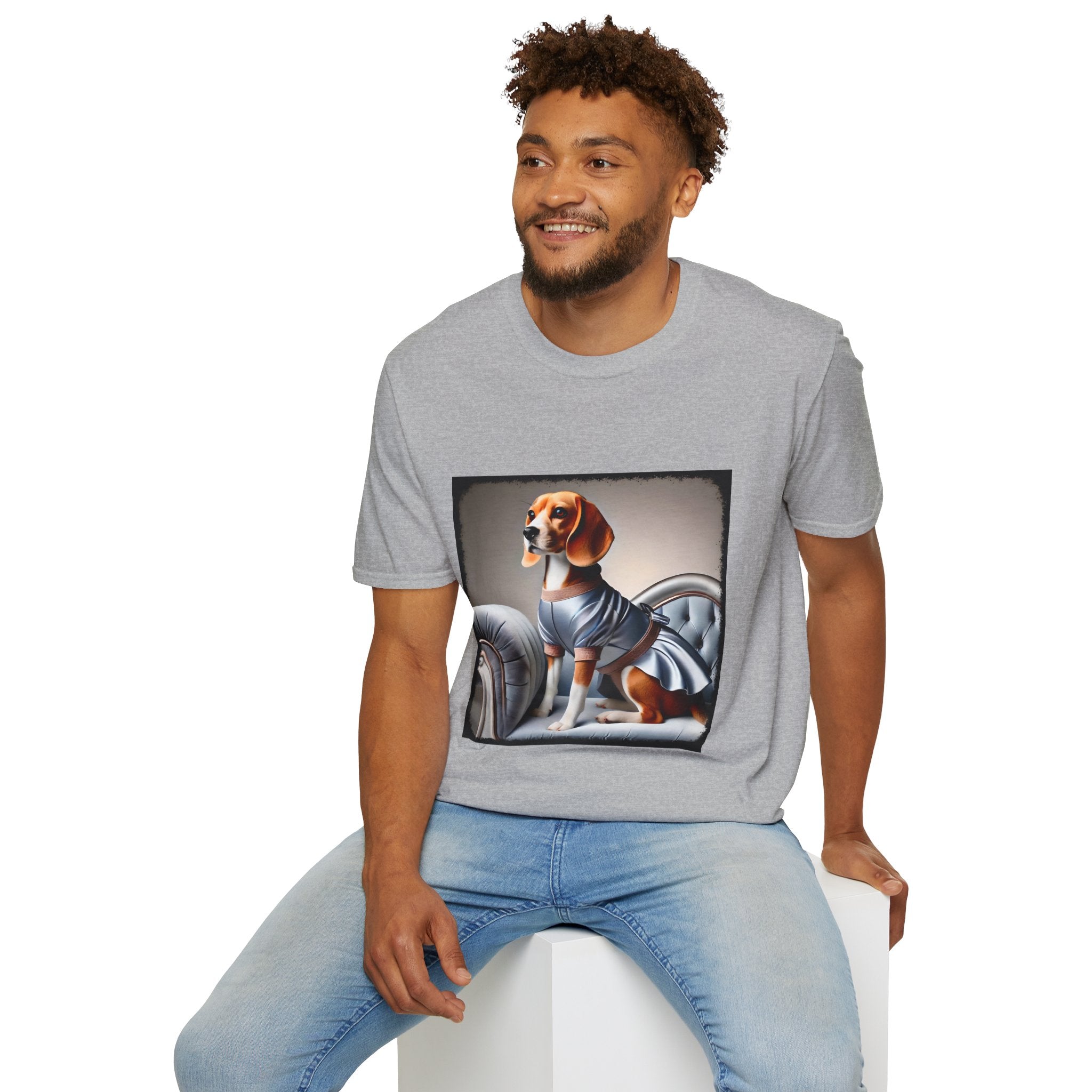 Beagle Satin Seductress | Unisex Dog T-Shirt