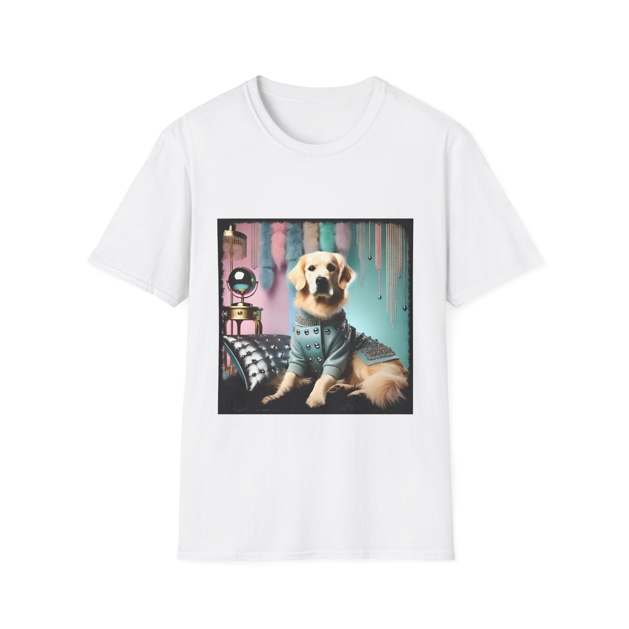 Golden Retriever Glam Gal | Unisex Dog T-Shirt