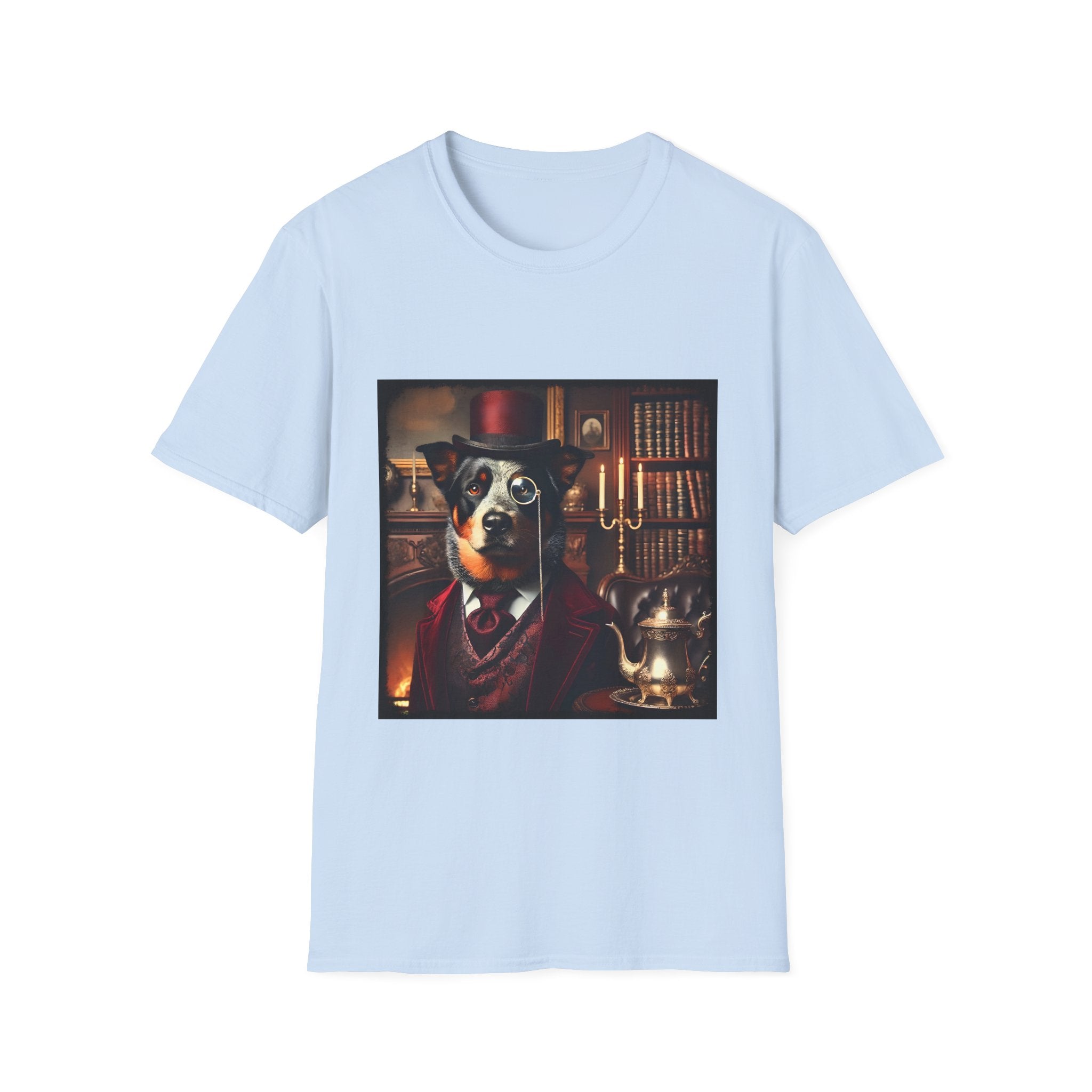 Australian Cattle Dog Mister Monacle | Unisex Dog T-Shirt