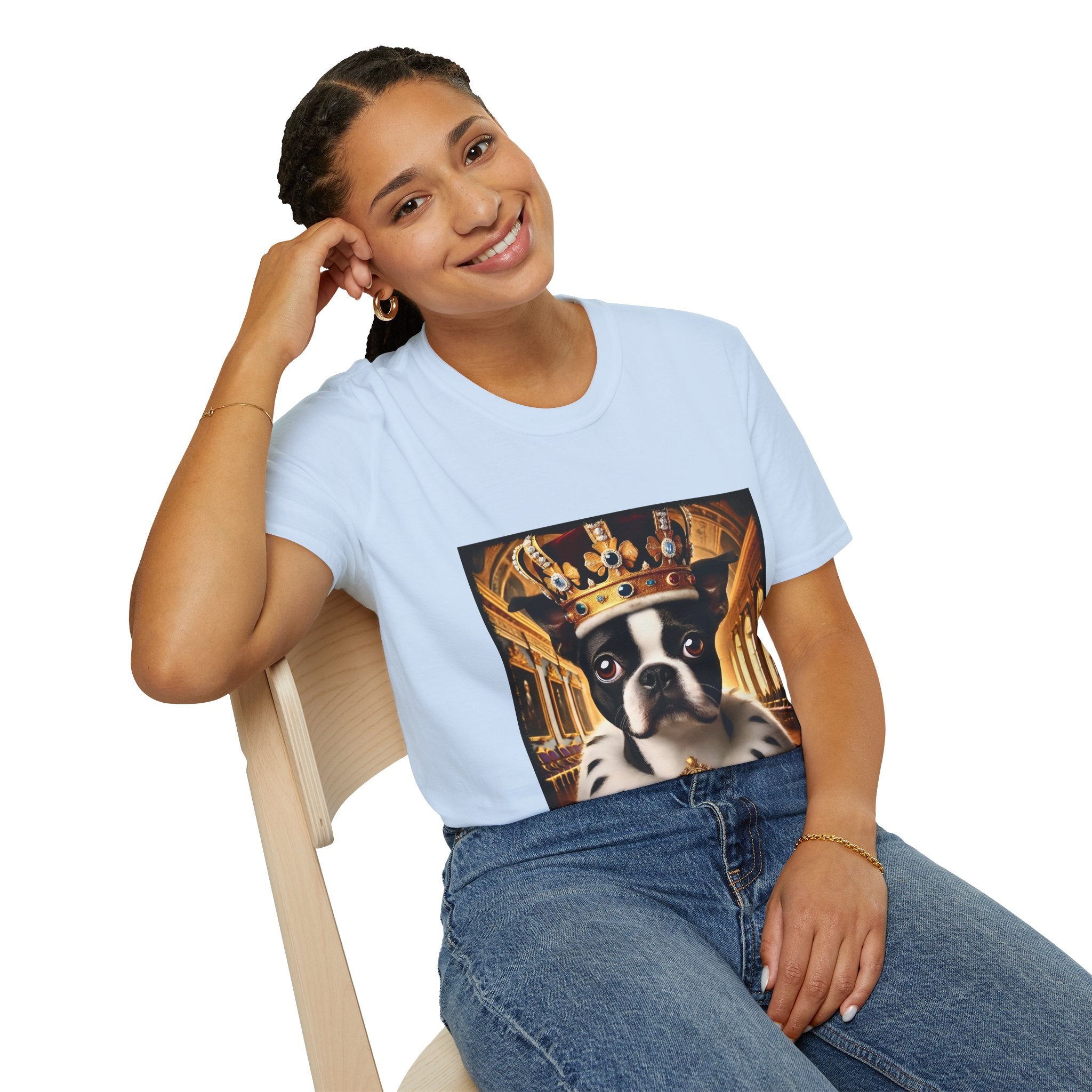 Boston Terrier Royal Flex | Unisex Dog T-Shirt
