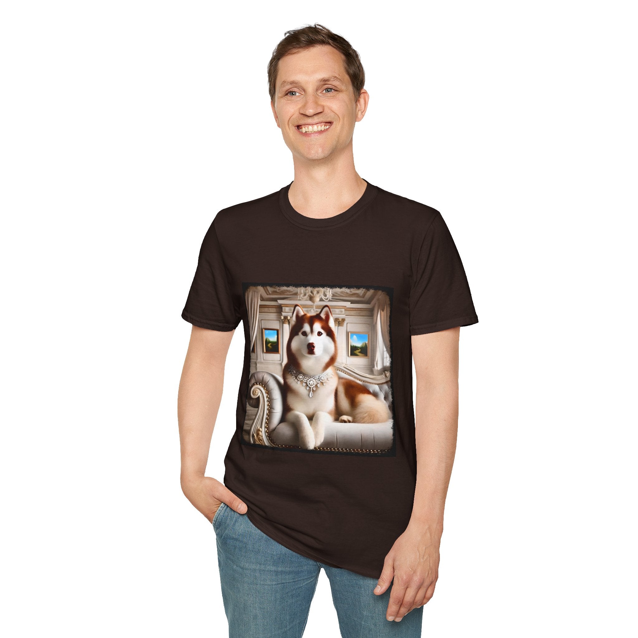 Siberian Husky Red Princess | Unisex Dog T-Shirt