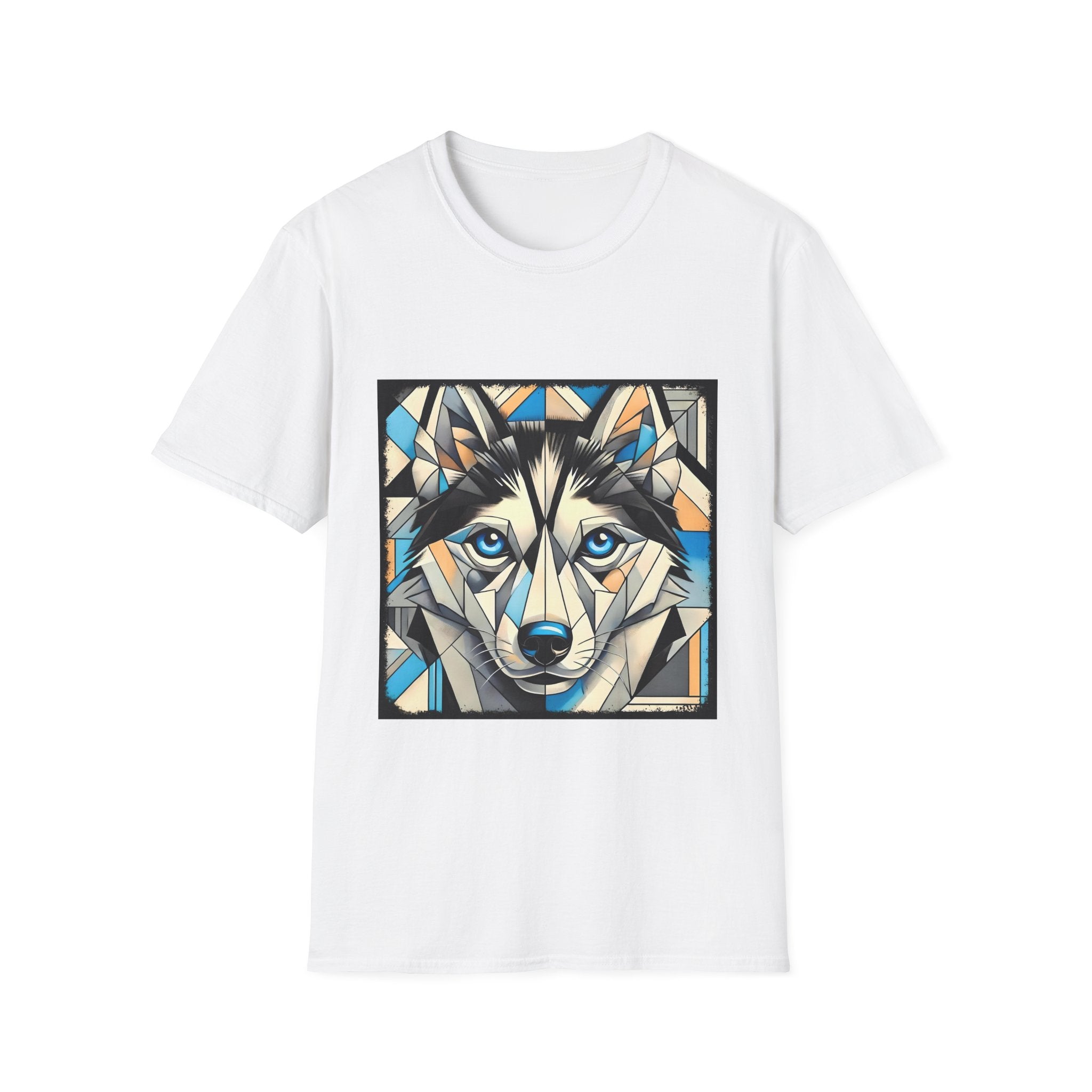 Siberian Husky Bold Geometric | Unisex Dog T-Shirt