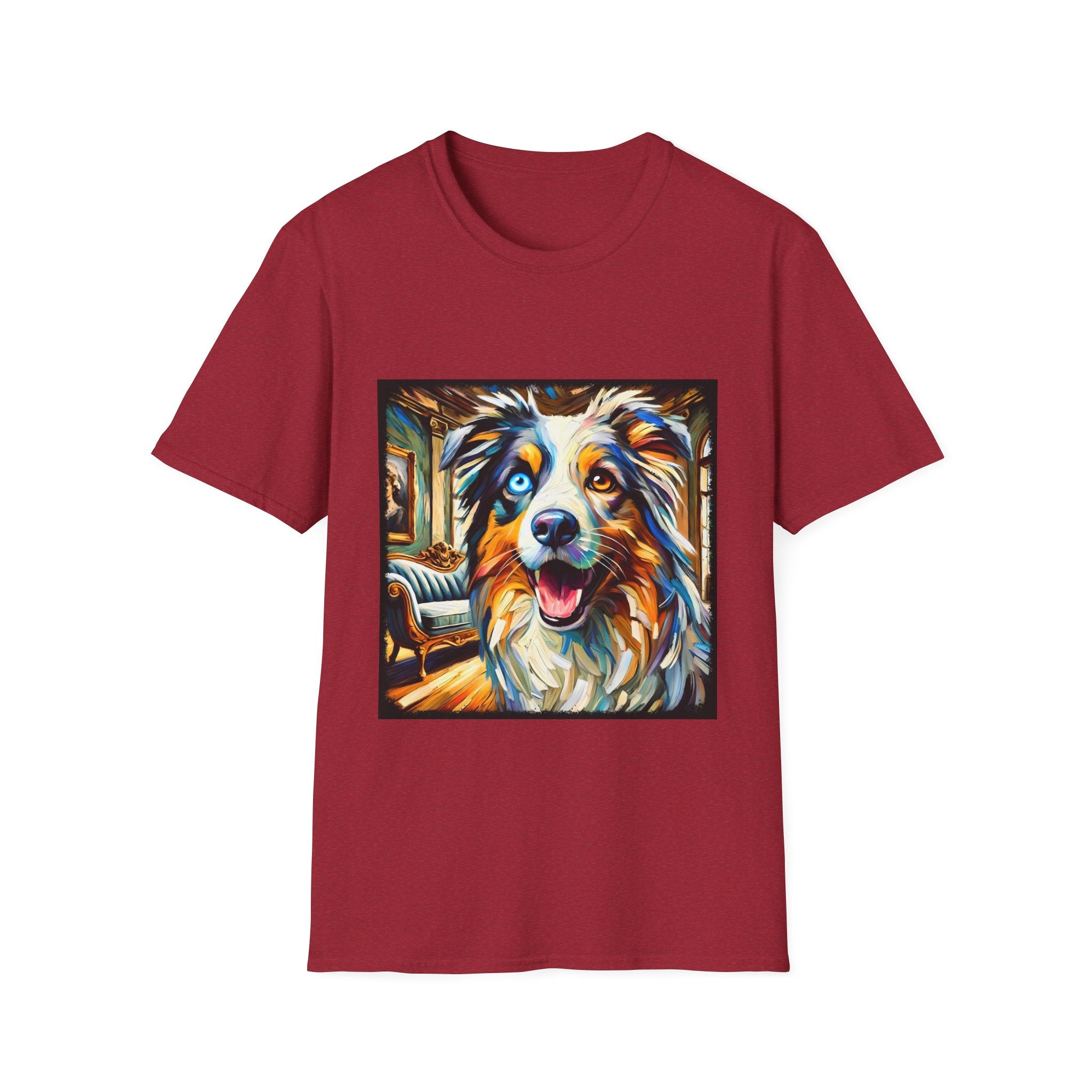 Australian Shepherd Blissful Swirl | Unisex Dog T-Shirt