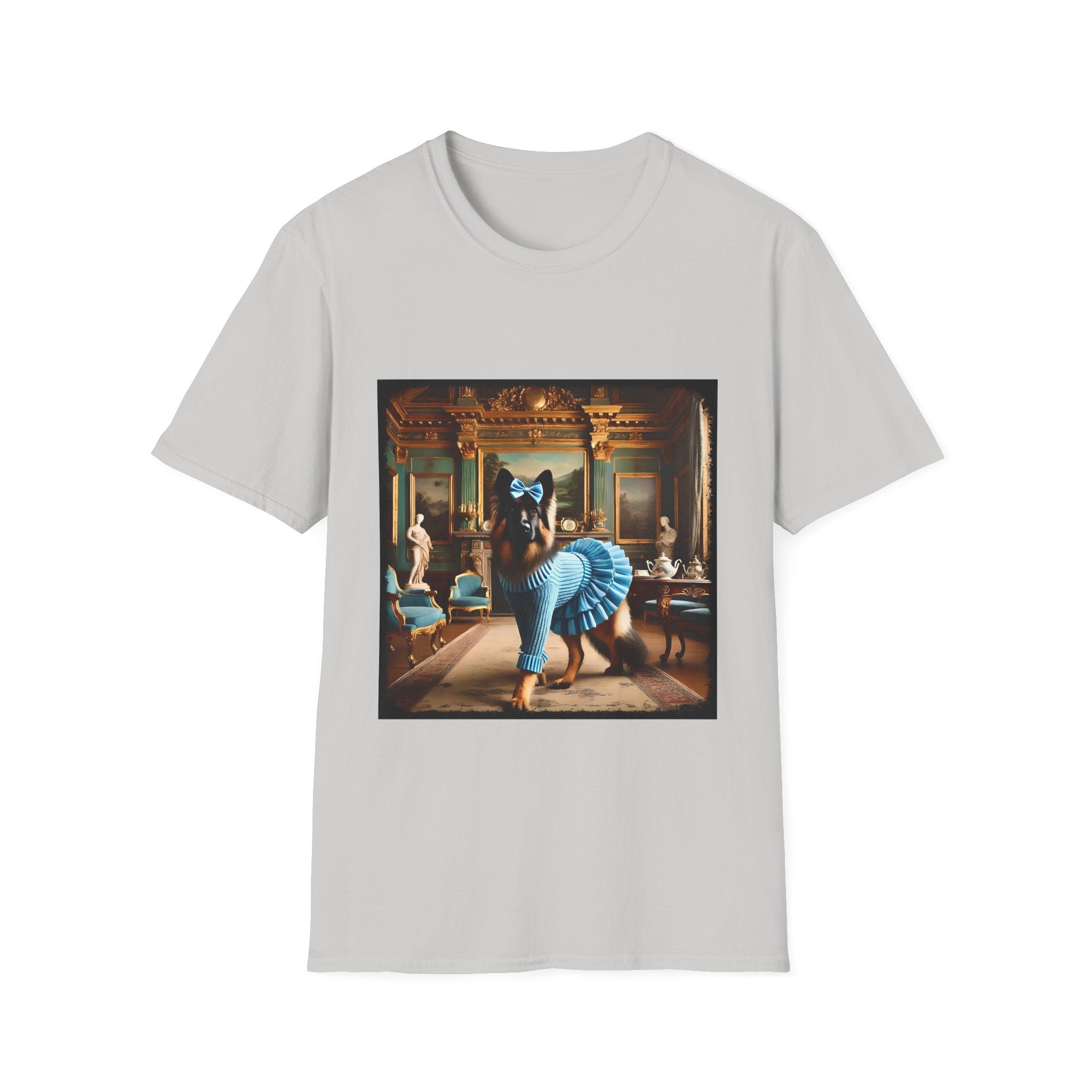 German Shepherd Posh Prep | Unisex Dog T-Shirt