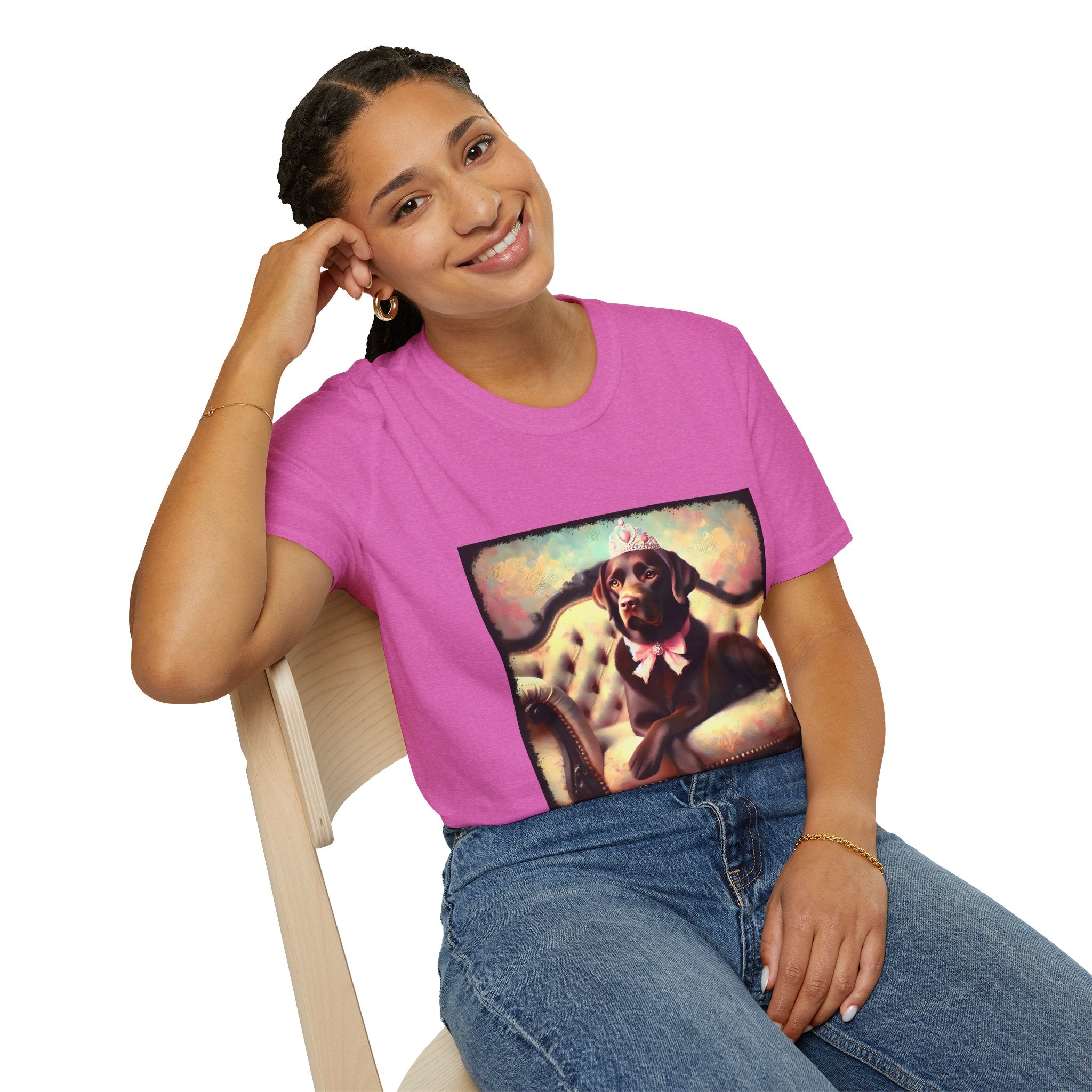 Labrador Retriever Poised Princess Classic | Unisex Dog T-Shirt