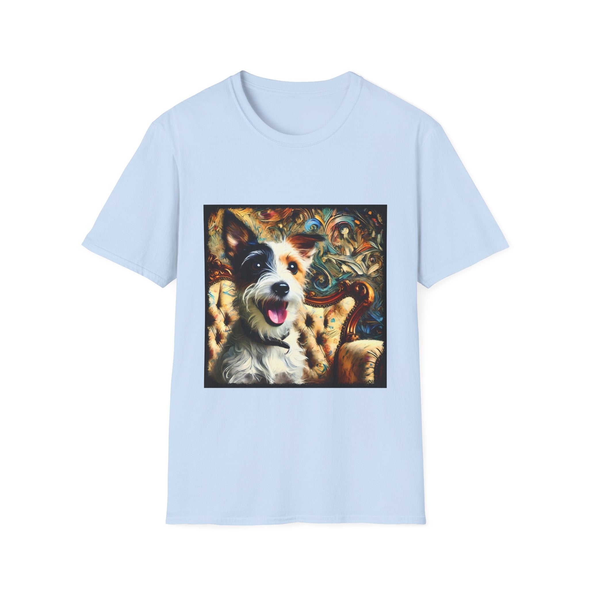 Jack Russell Terrier Blissful Swirl | Unisex Softstyle T-Shirt