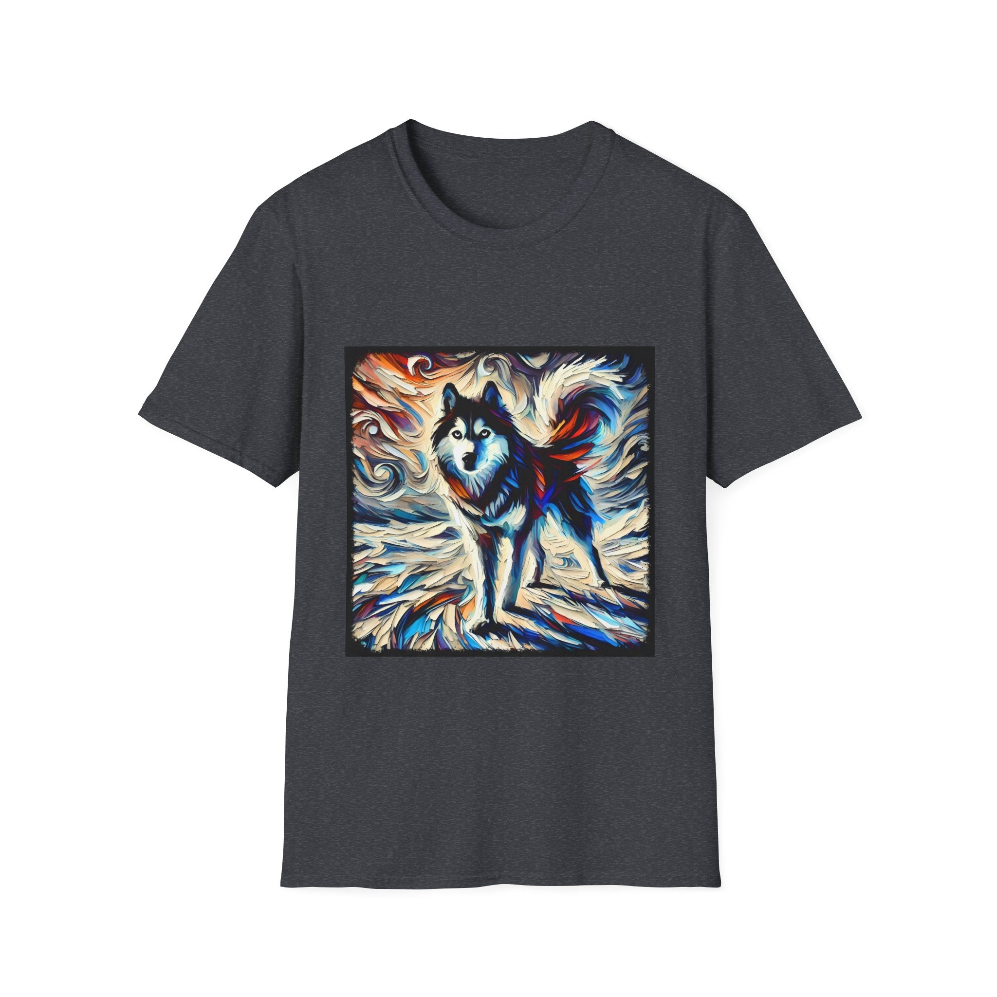 Siberian Husky Vivid Dream Swirl | Unisex Dog T-Shirt