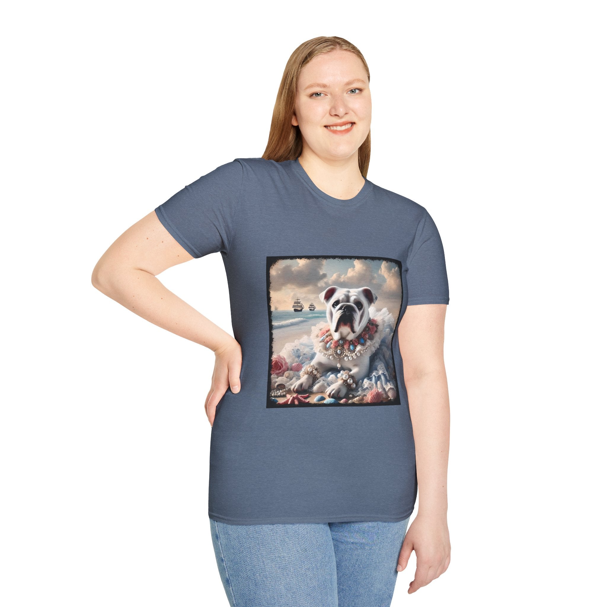 Bulldog Beach Dream | Unisex Dog T-Shirt