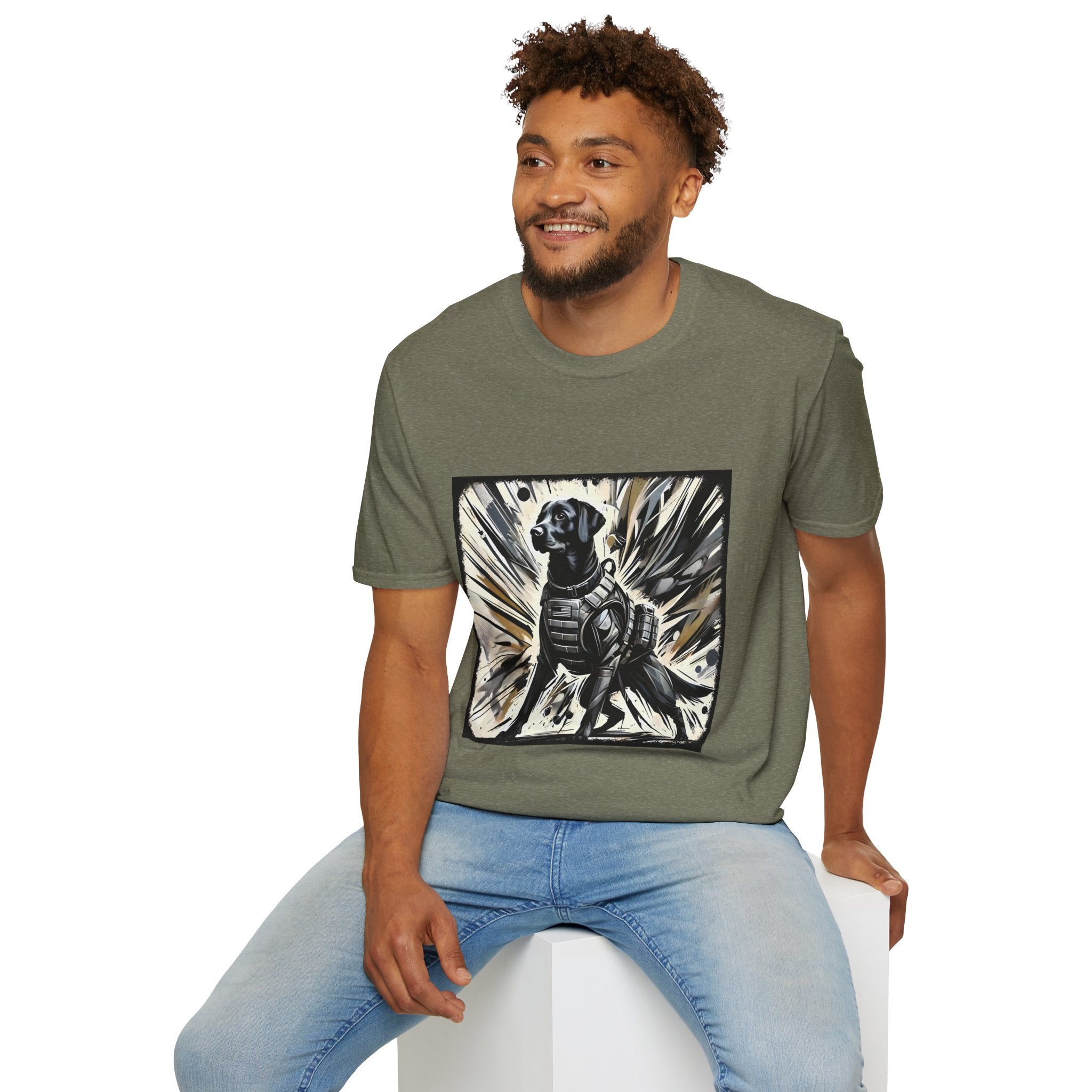 Labrador Retriever Bold Armor Classic | Unisex Dog T-Shirt
