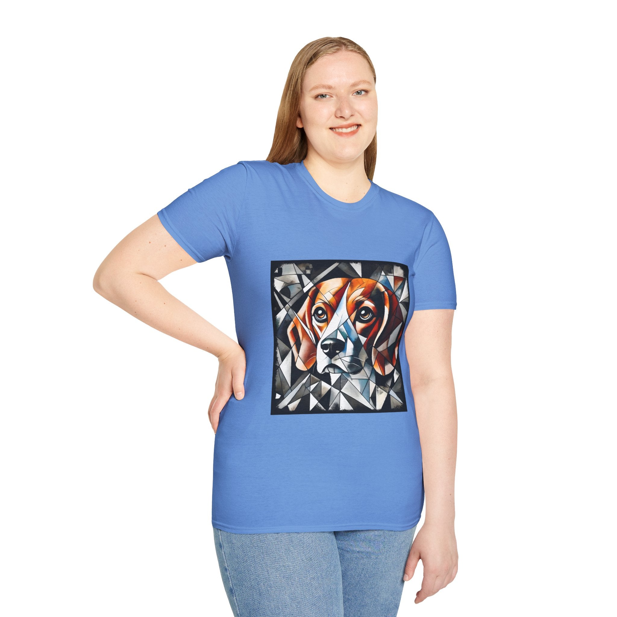 Beagle Bold Geometric | Unisex Dog T-Shirt
