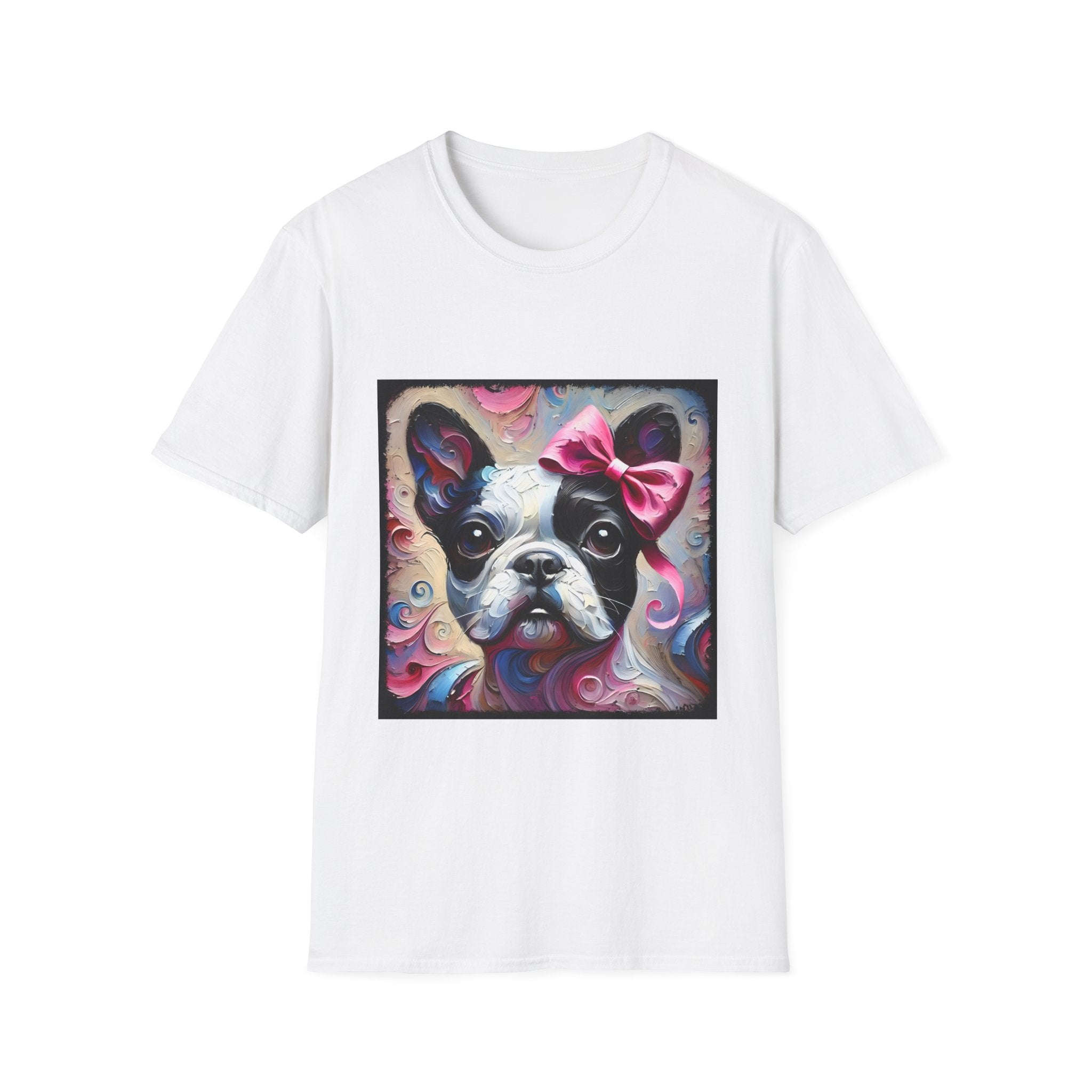 French Bulldog Textured Swirl | Unisex Dog T-Shirt
