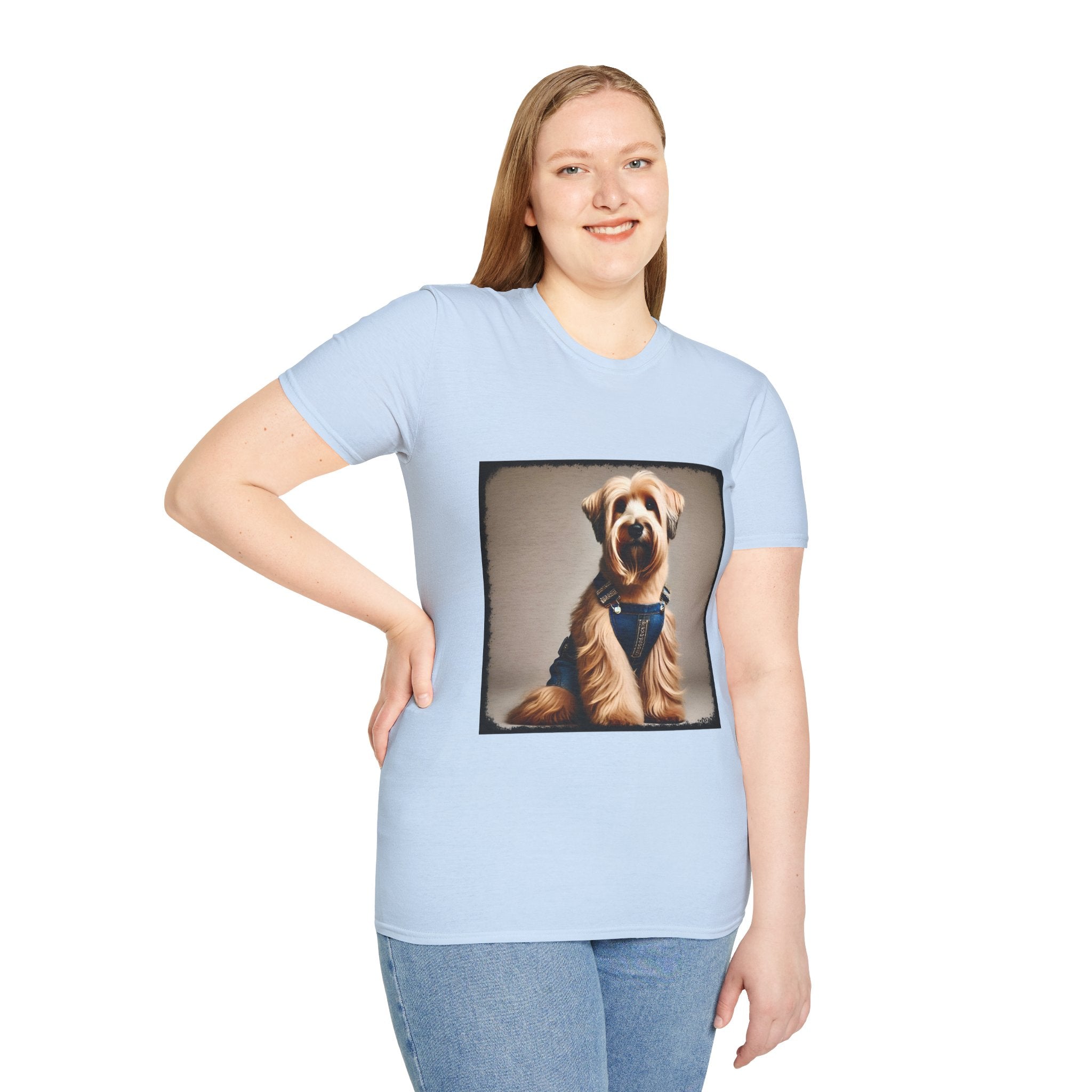 Wheaten Terrier Denim Doll | Unisex Dog T-Shirt