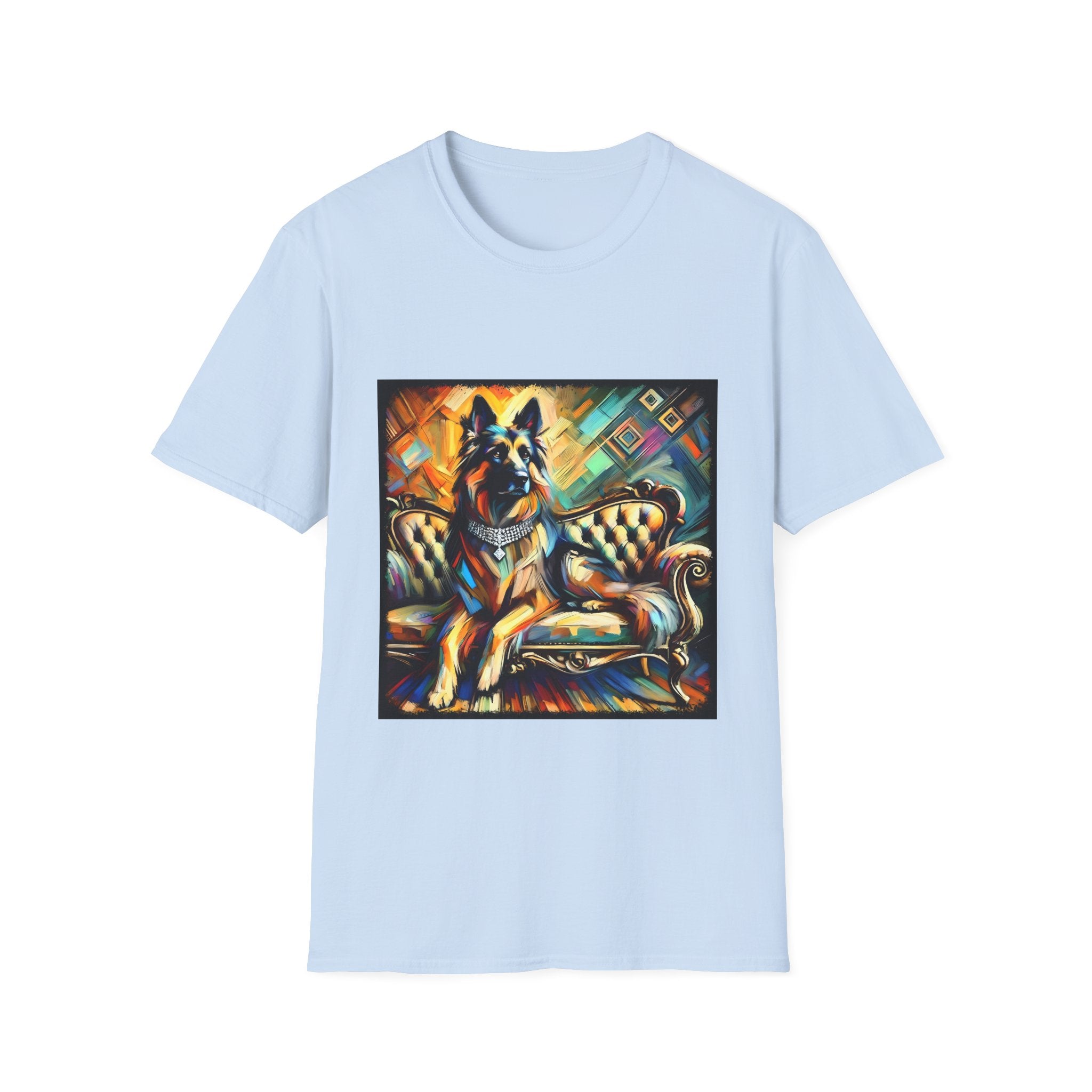 German Shepherd Diamond Multicolor Classic | Unisex Dog T-Shirt