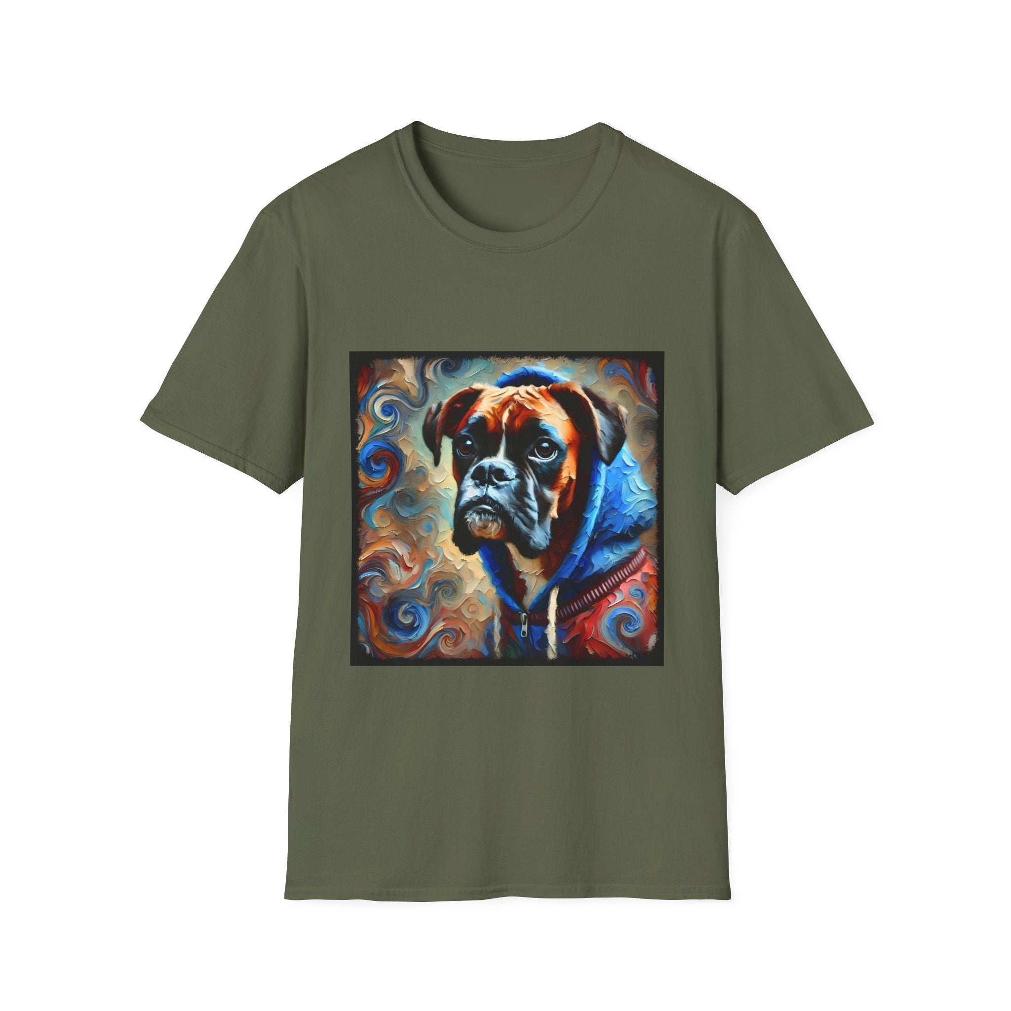 Boxer Hoodie Swirl II | Unisex Dog T-Shirt
