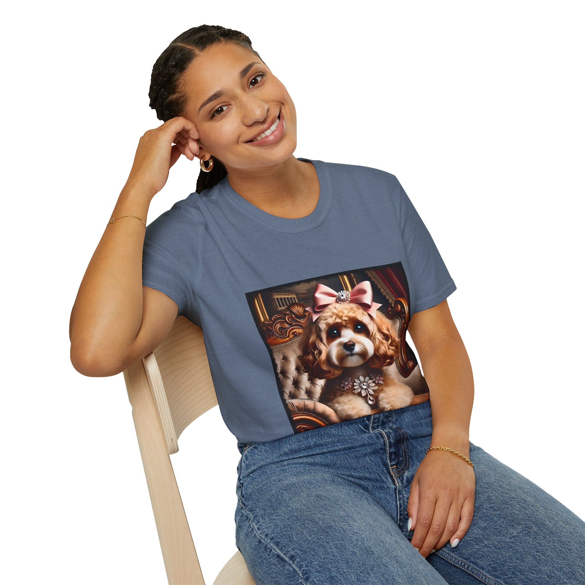 Cavapoo Diamond Diva | Unisex Dog T-Shirt