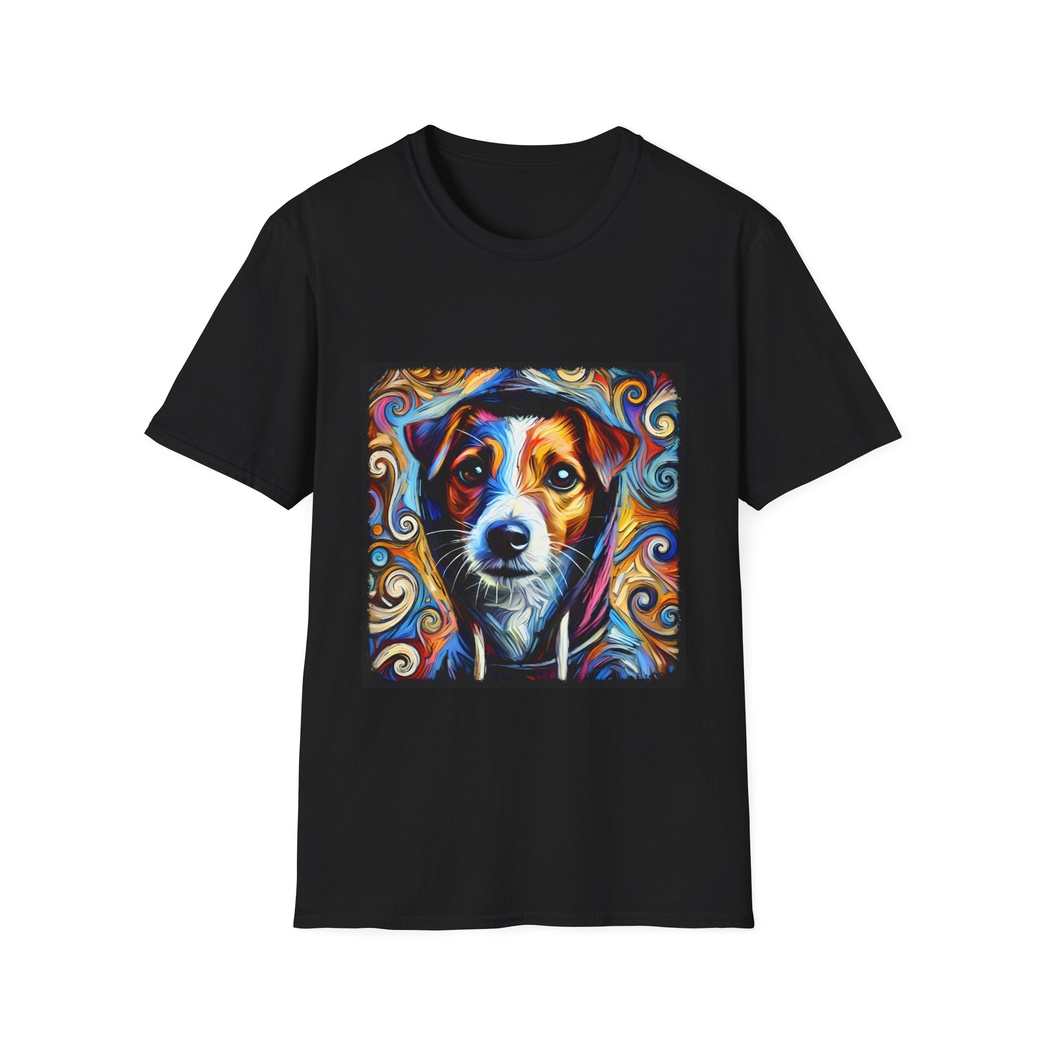 Jack Russell Terrier Relaxed Swirl | Unisex Dog T-Shirt