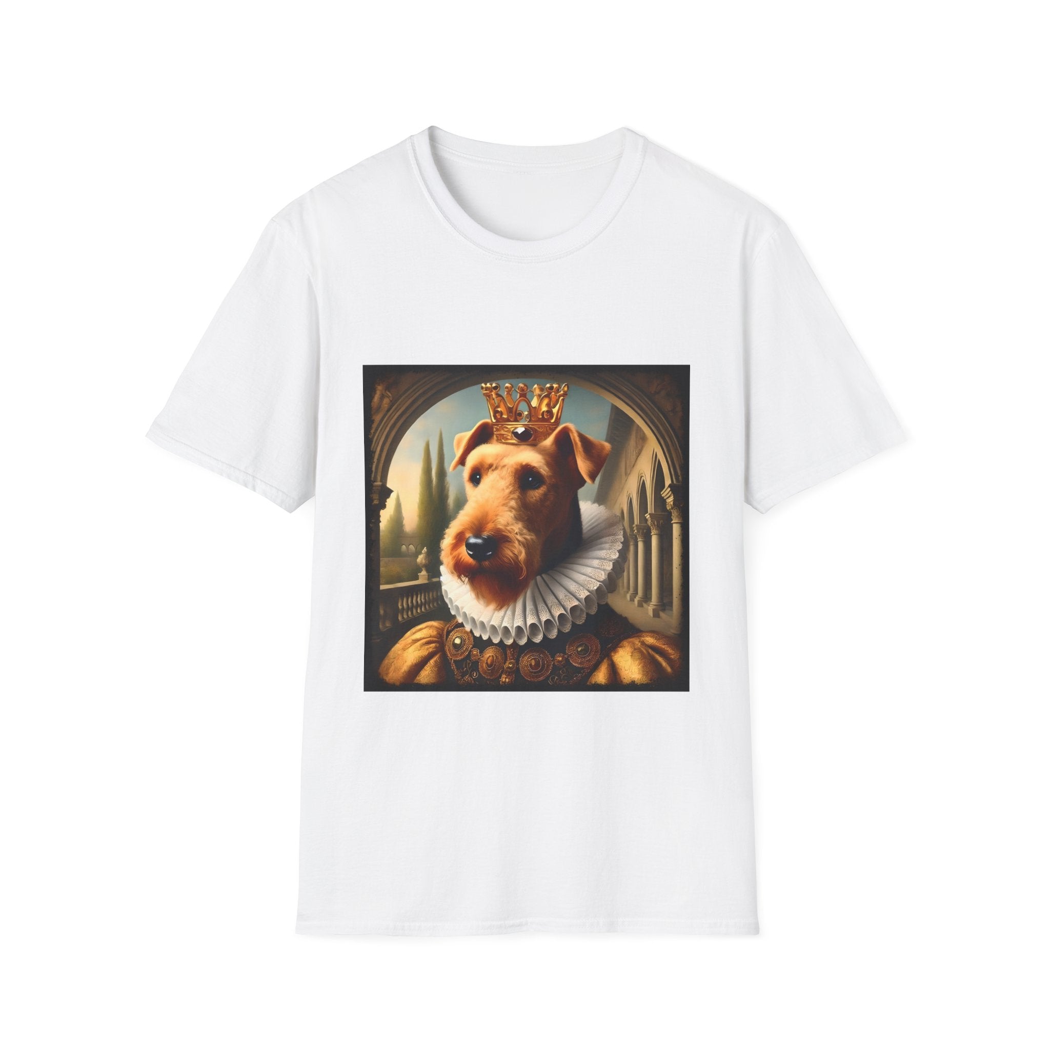 Airedale Terrier Crowned Gent | Unisex Dog T-Shirt