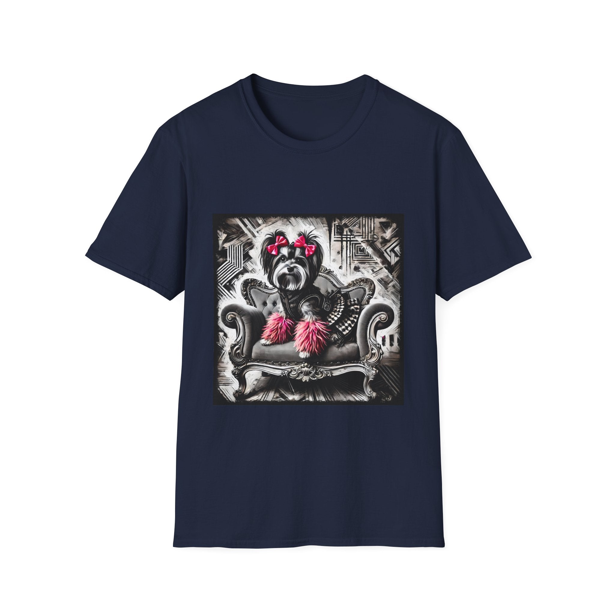 Havanese B&W Cutie |  Unisex Dog T-Shirt
