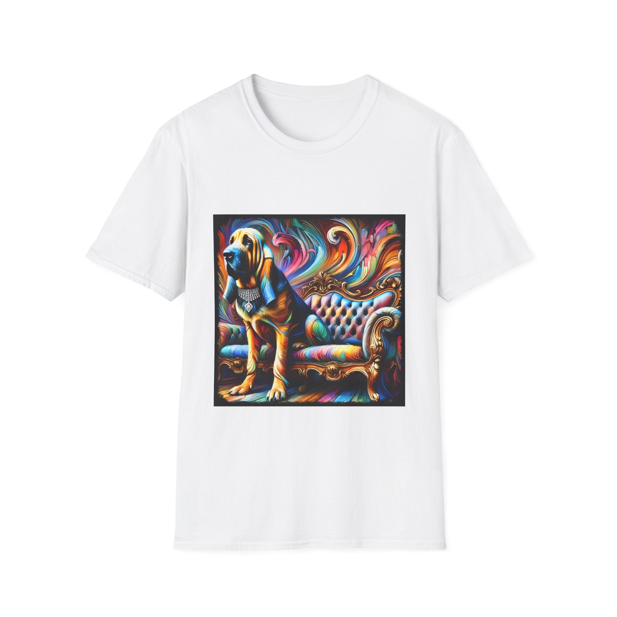 Bloodhound Vivid Swirl | Unisex Dog T-Shirt