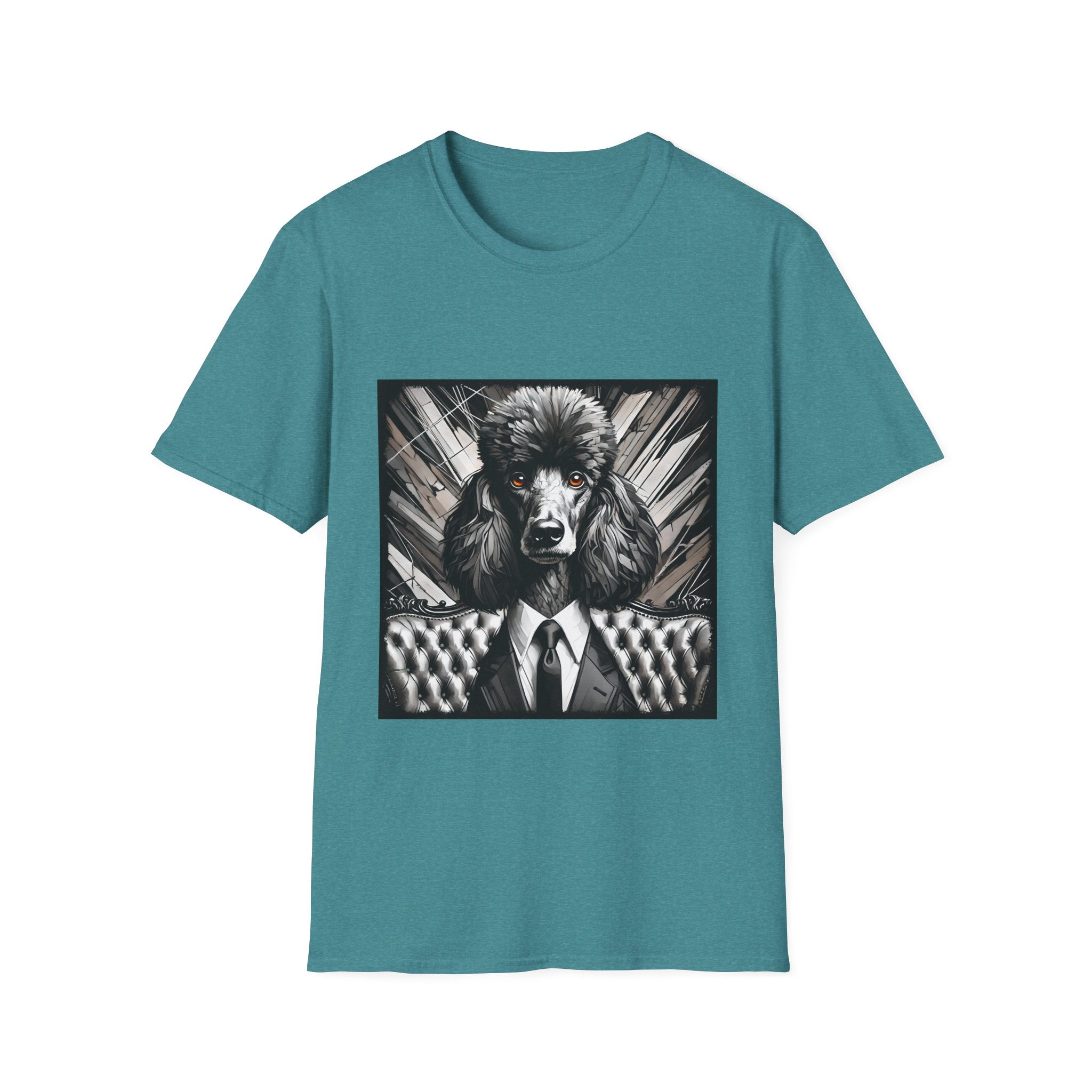Poodle B&W Bold Eyes II | Unisex Dog T-Shirt