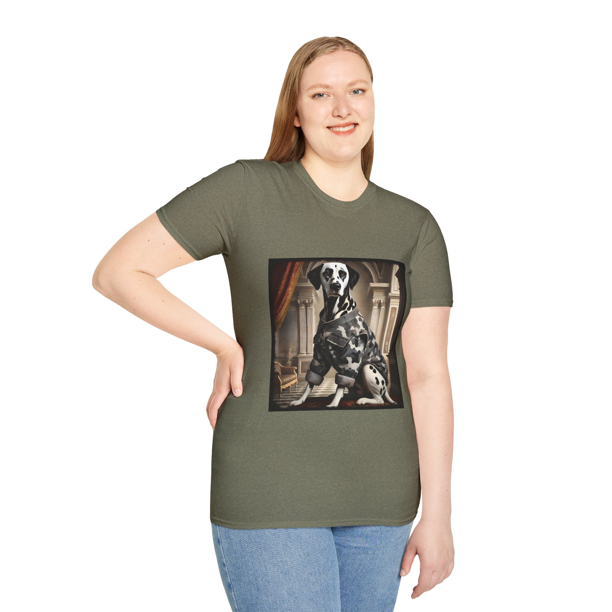 Dalmatian Camo Cutie | Unisex Dog T-Shirt