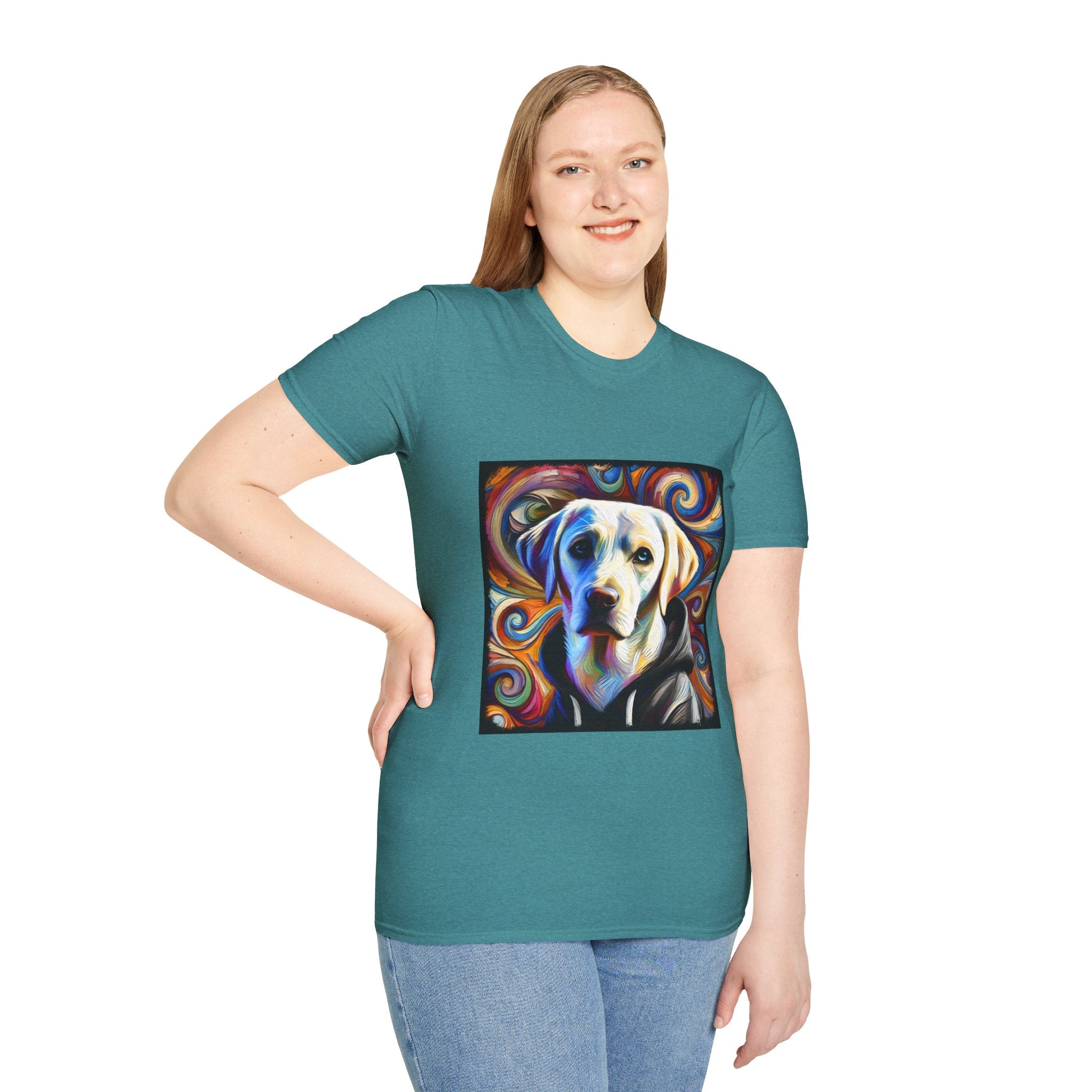 Labrador Retriever Relaxed Swirl | Unisex Dog T-Shirt