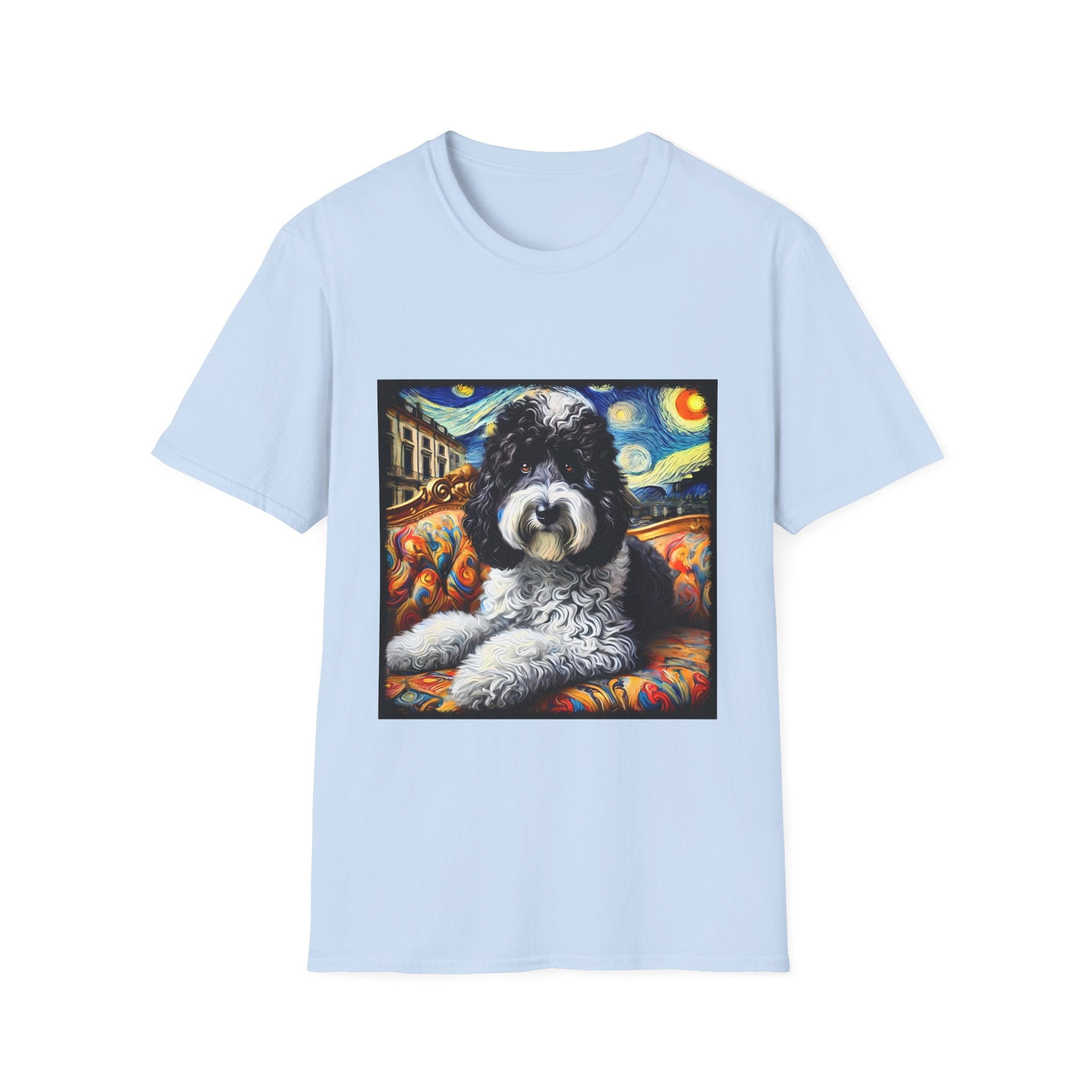 Sheepadoodle Starry Swirl | Unisex Dog T-Shirt