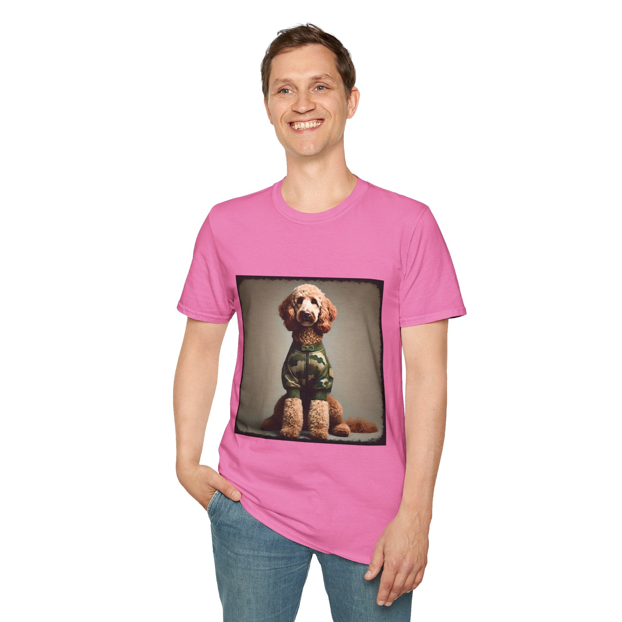 Labradoodle Camo Cutie | Unisex Dog T-Shirt