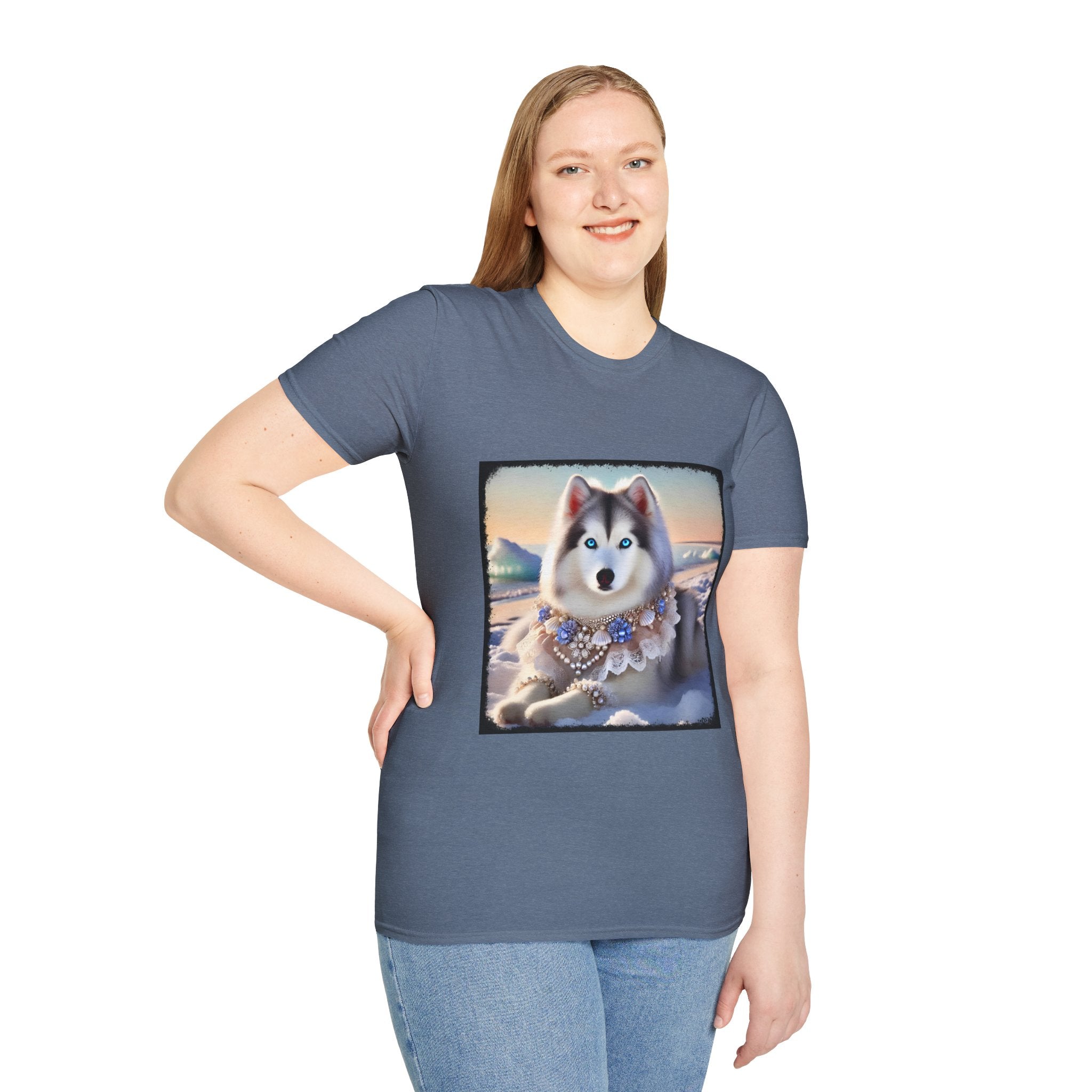 Siberian Husky Snow Princess | Unisex Dog T-Shirt