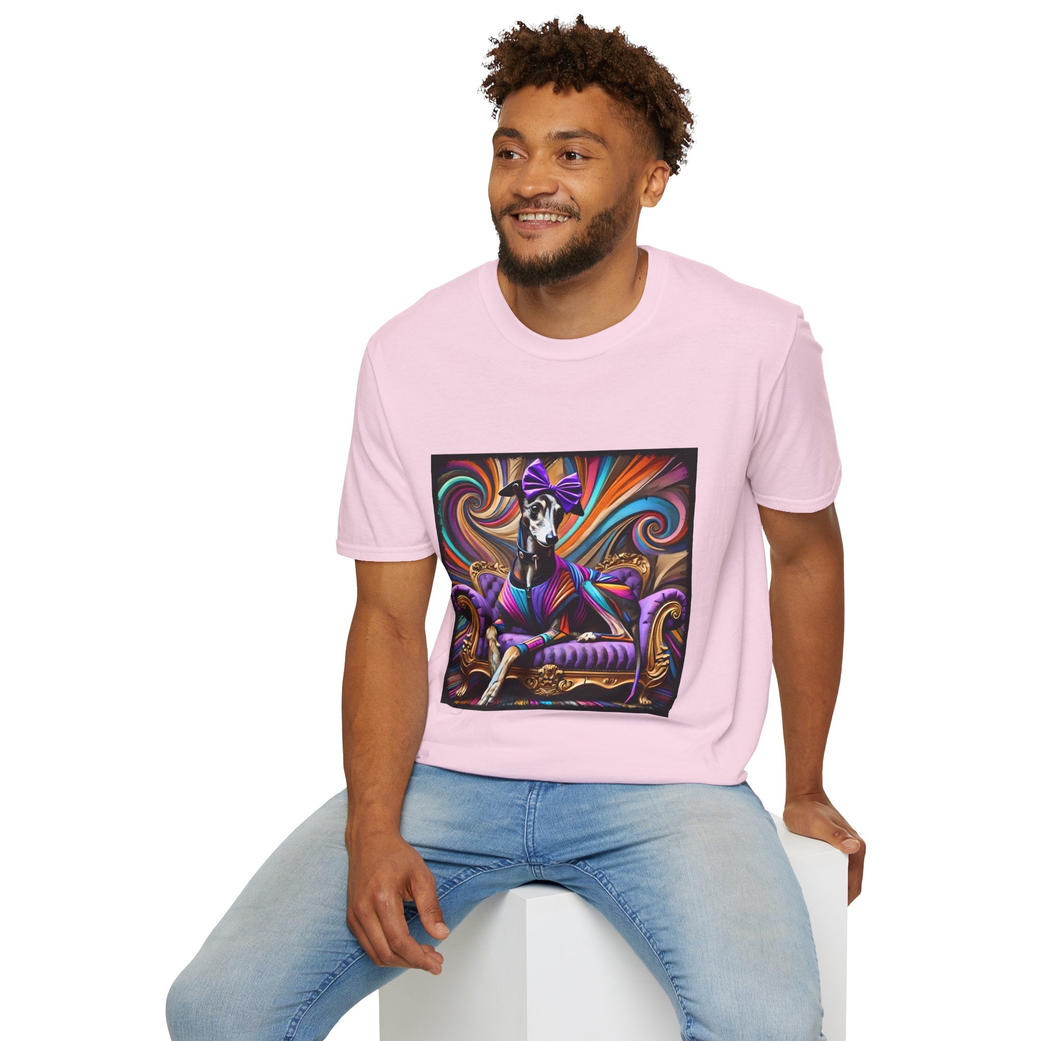 Greyhound Vivid Rocker | Unisex Dog T-Shirt