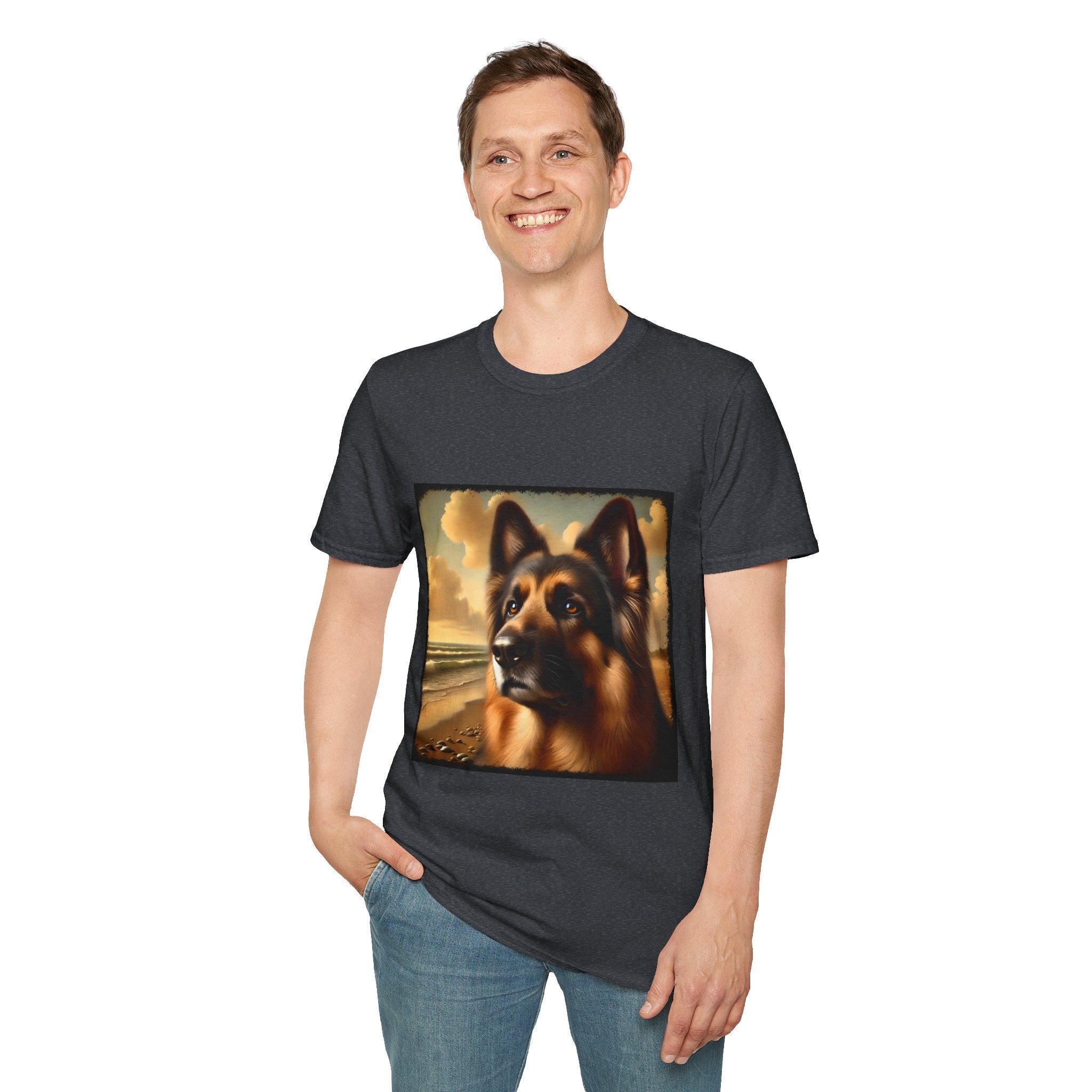 German Shepherd Beach Classic | Unisex Dog T-Shirt