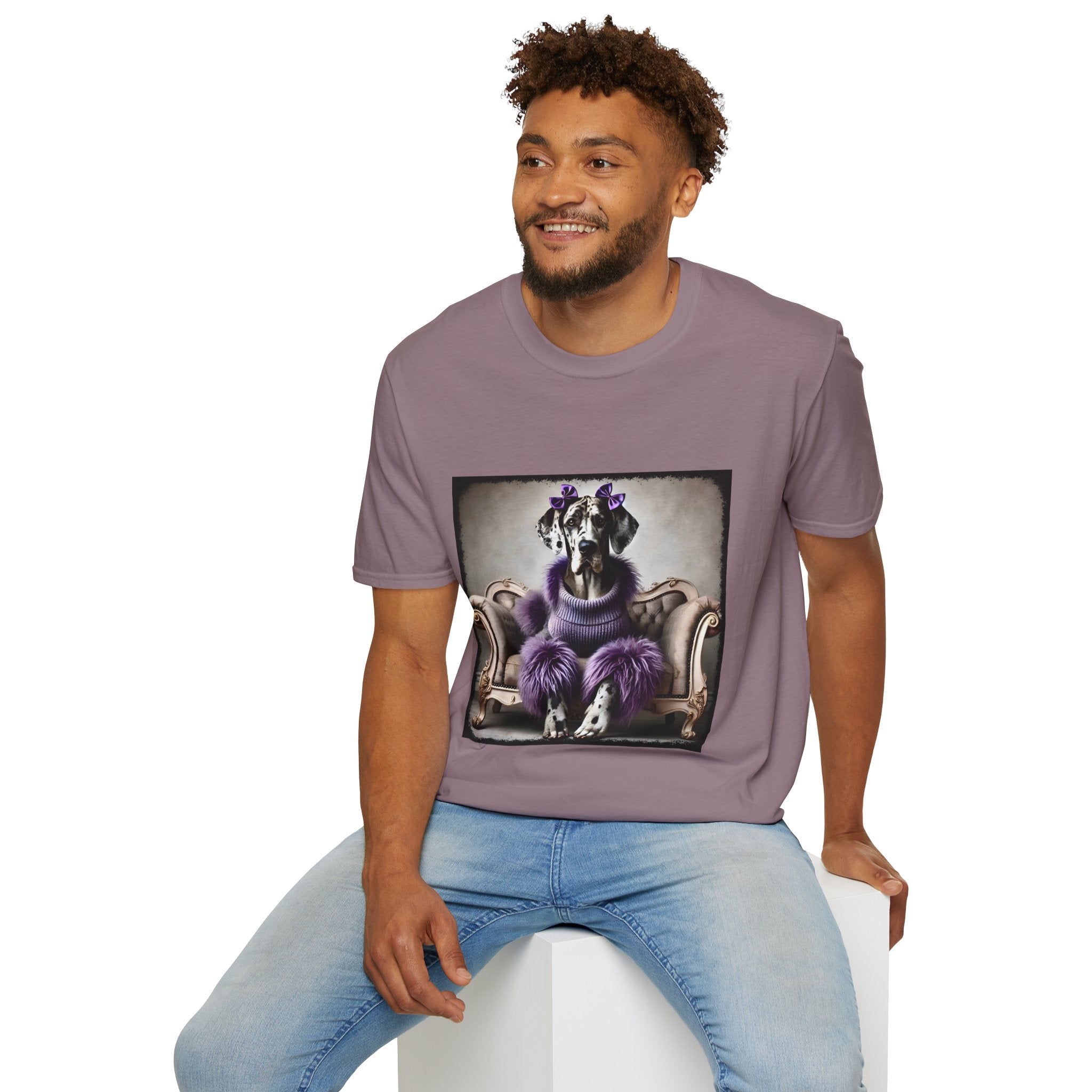Great Dane Tall Glam | Unisex Dog T-Shirt