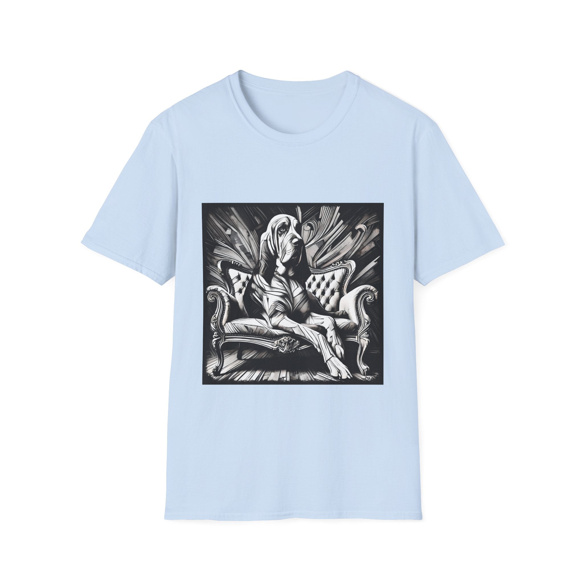 Bloodhound B&W Bold | Unisex Dog T-Shirt