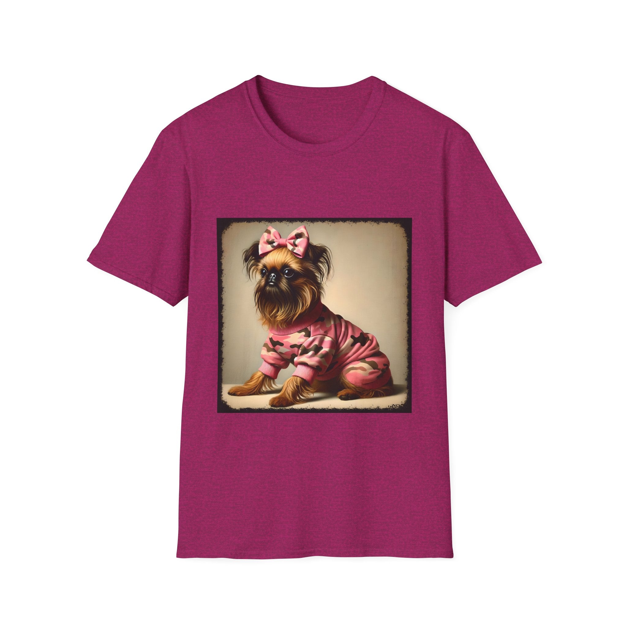 Brussels Griffon Camo Cutie | Unisex Dog T-Shirt