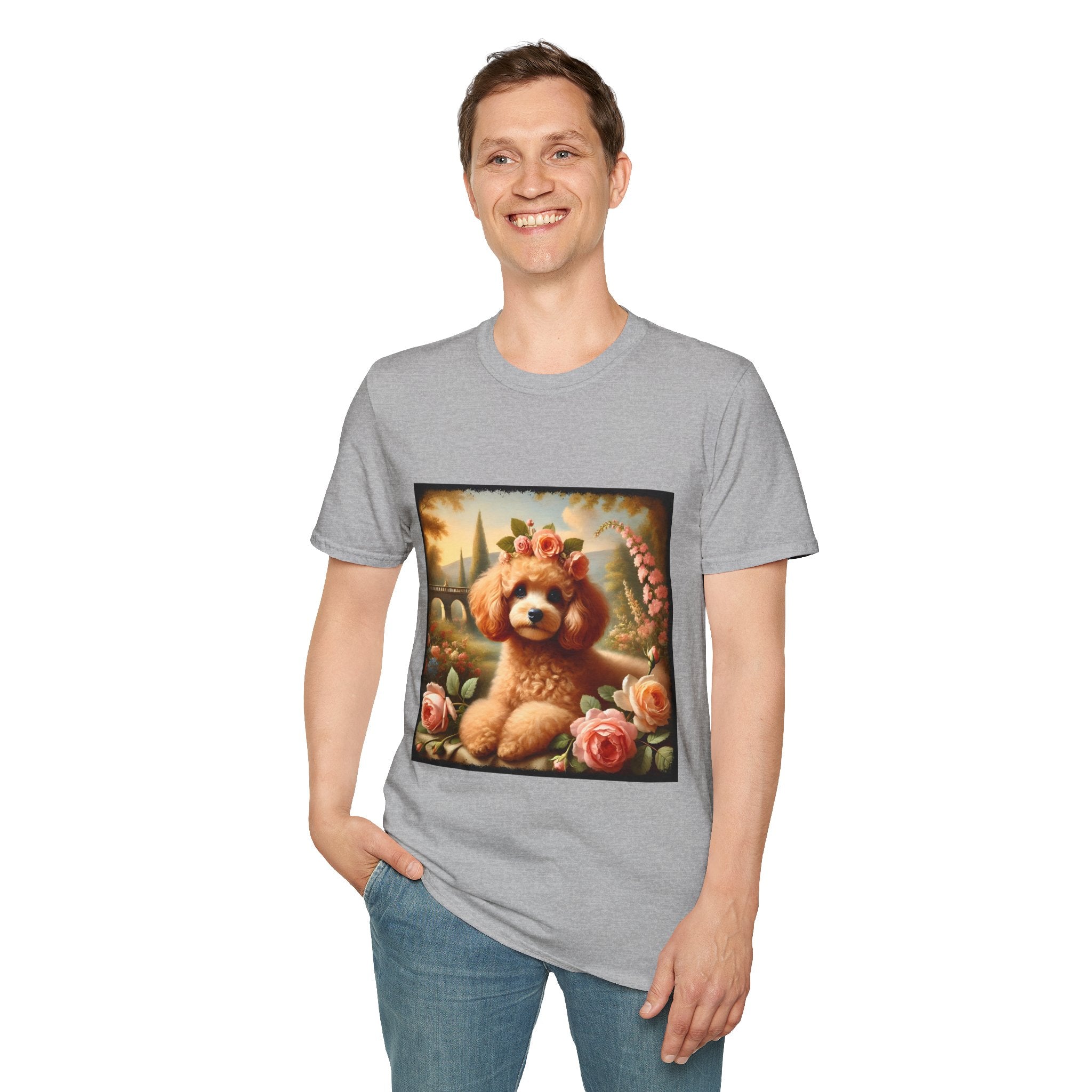 Poodle Pink Blossom | Unisex Dog T-Shirt