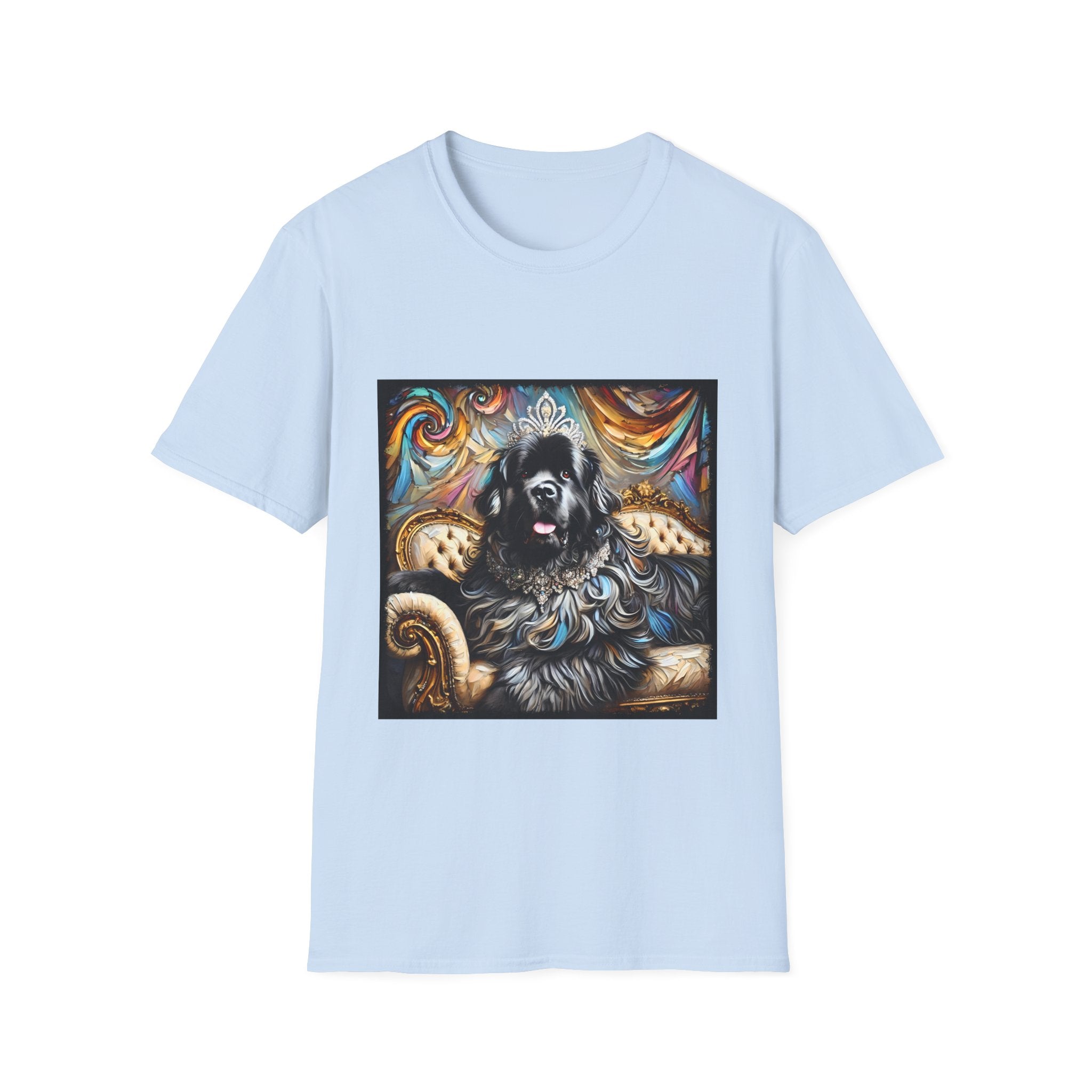 Newfoundland Diamond Diva Swirl | Unisex Dog T-Shirt